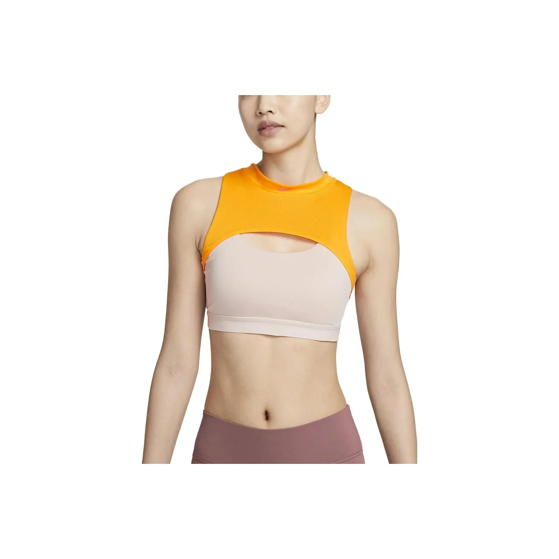 NIKE Окаменелость Лайм Женское спортивное белье