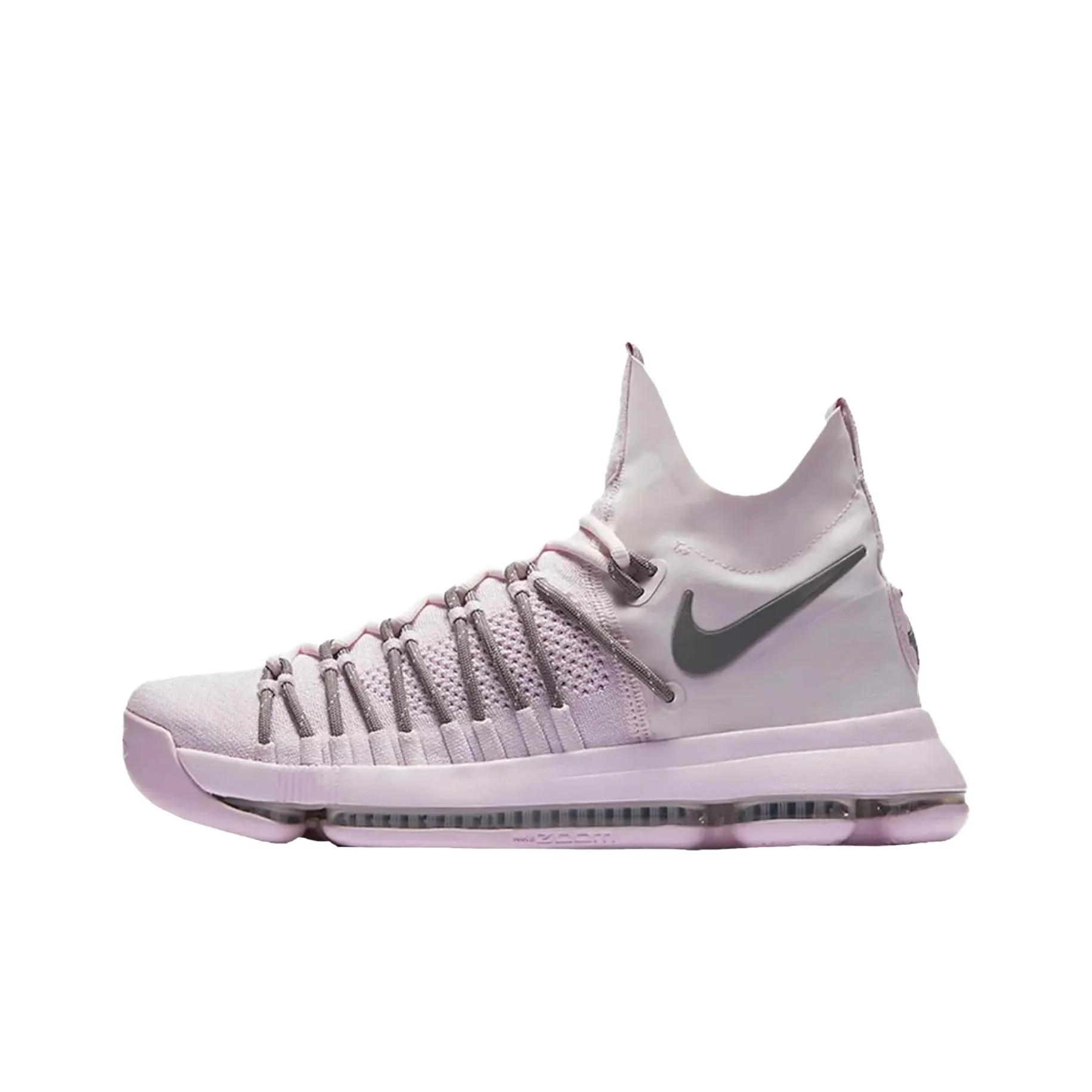 Nike KD 9 ELITE Противоскользящий Устойчивый к истиранию MID Баскетбольные кроссовки Мужские Белый Розовый