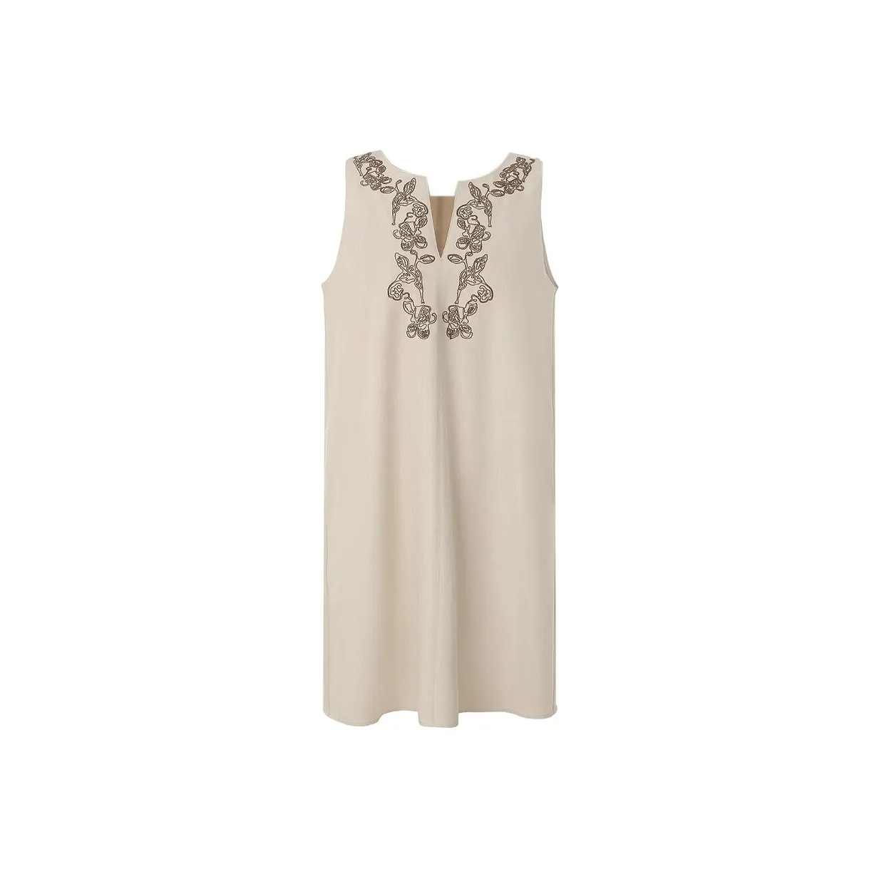 PLANE DRIFT Sleeveless Dress Women's Almond Tea