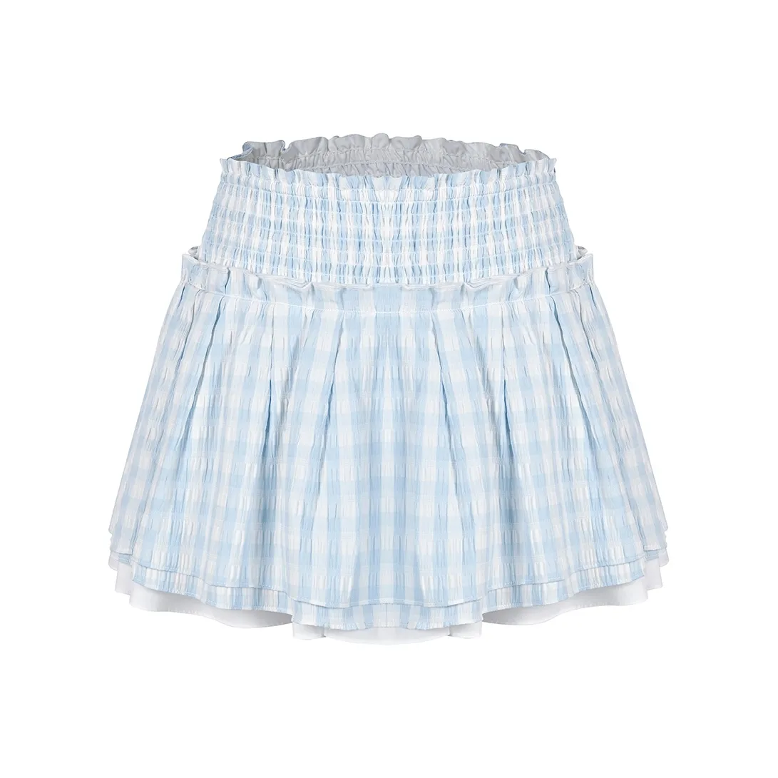 NTOT Casual Short Skirts Women's Blue
