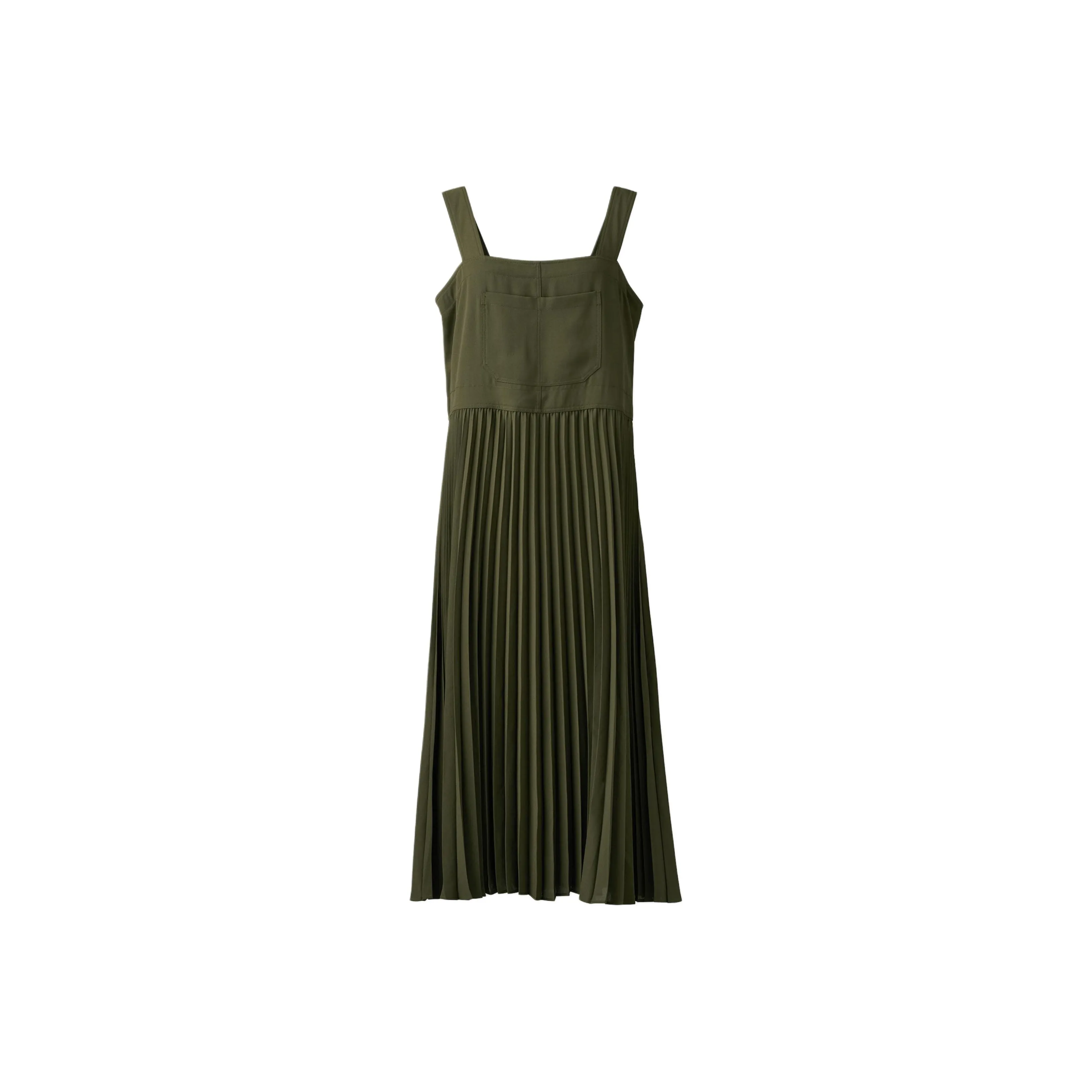UNIQLO x Clare Waight Keller C Collection SS25 Slip Dress Women's Olive
