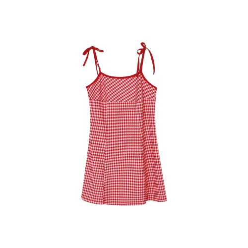 XINBANGBANG Red Женские Слиплатья