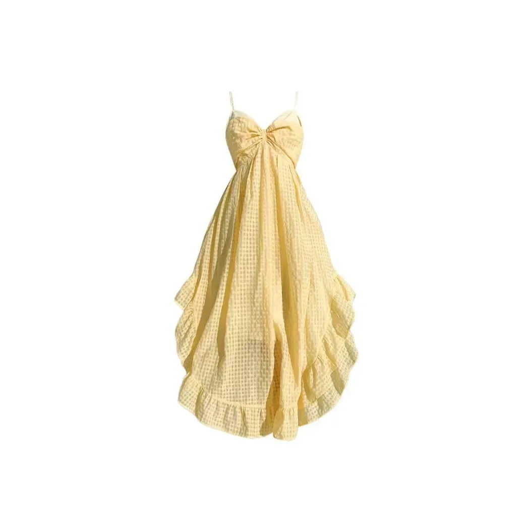ARIADNAW STUDIO Slip Dress Women's Yellow