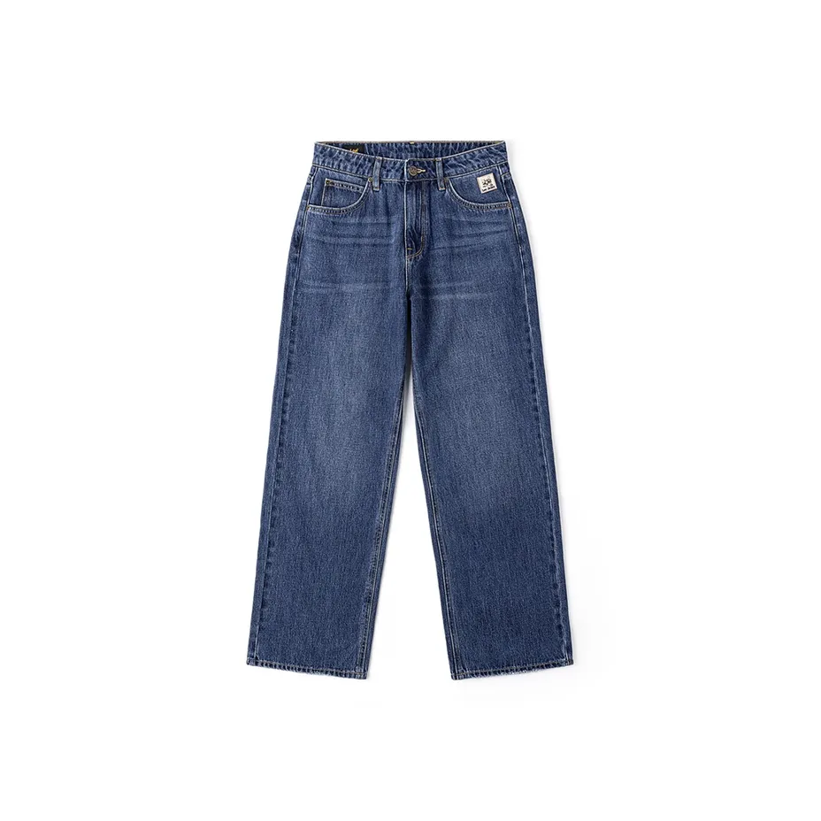 Lee совместный модель FW24 Джинсы Женские Средне-темно-синий