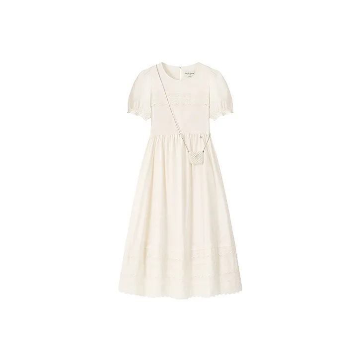 Teenie Weenie Short Sleeved Dress Women's Khaki