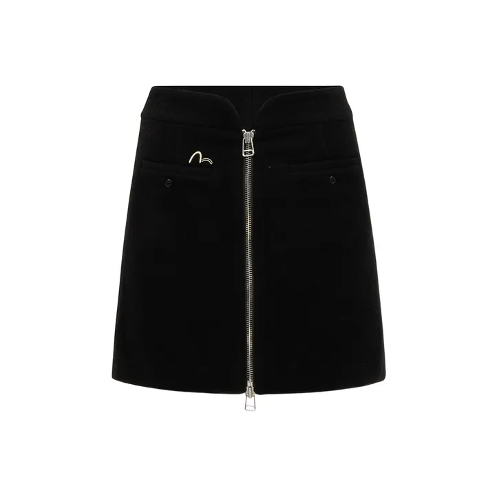 EVISU Черный Женские Повседневные Короткие Юбки
