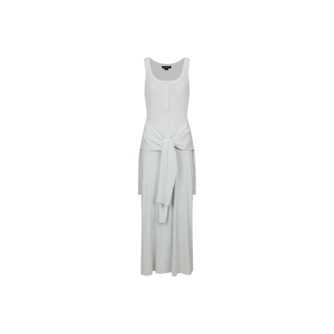 URBAN REVIVO Без рукавов Платье Женское Холодный Серый