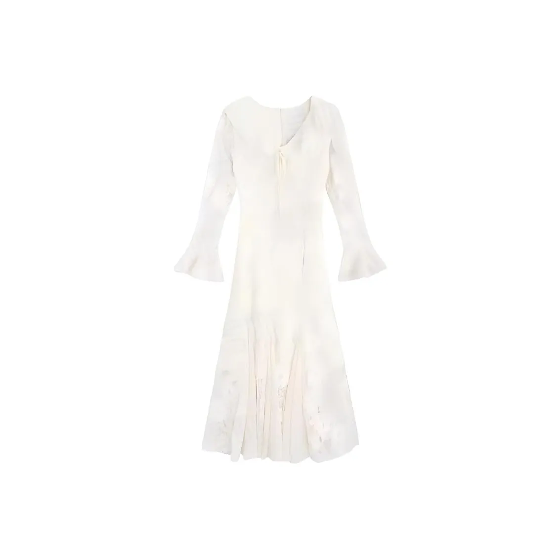 DOSOHEB Длинное платье с длинными рукавами женское белое