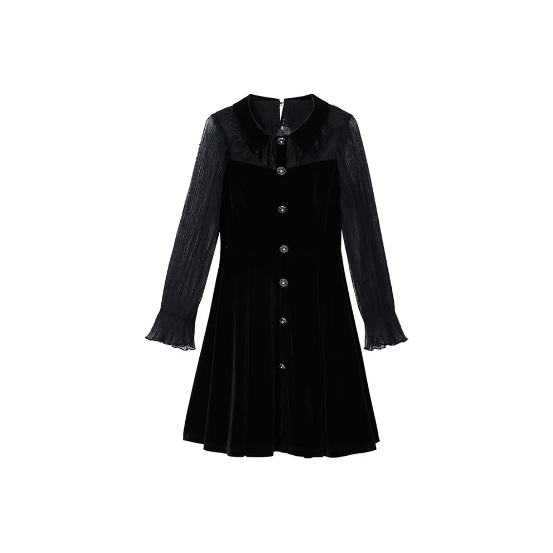 NINE WEST Long Sleeved Dresses Women's Black