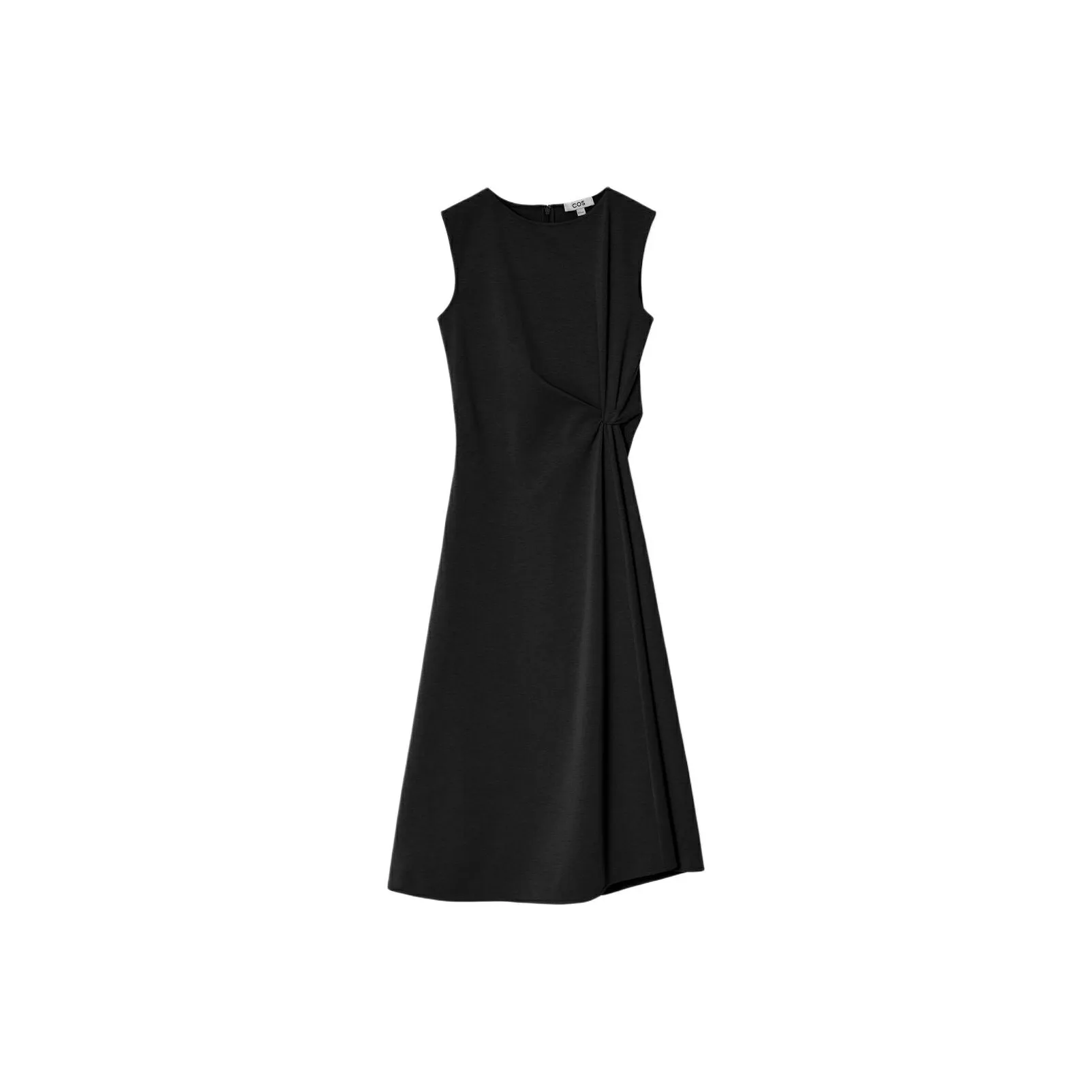 COS Без рукавов Платье Женское Черное