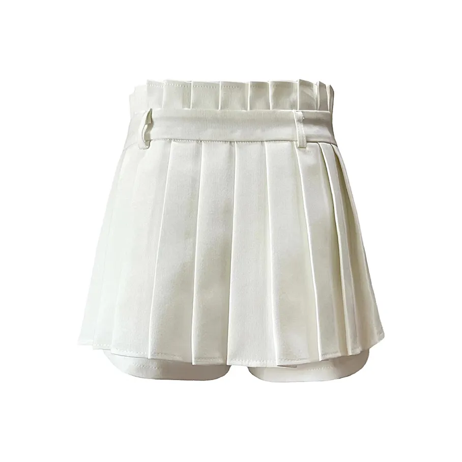Kazakhstan Casual Short Skirts Women's White