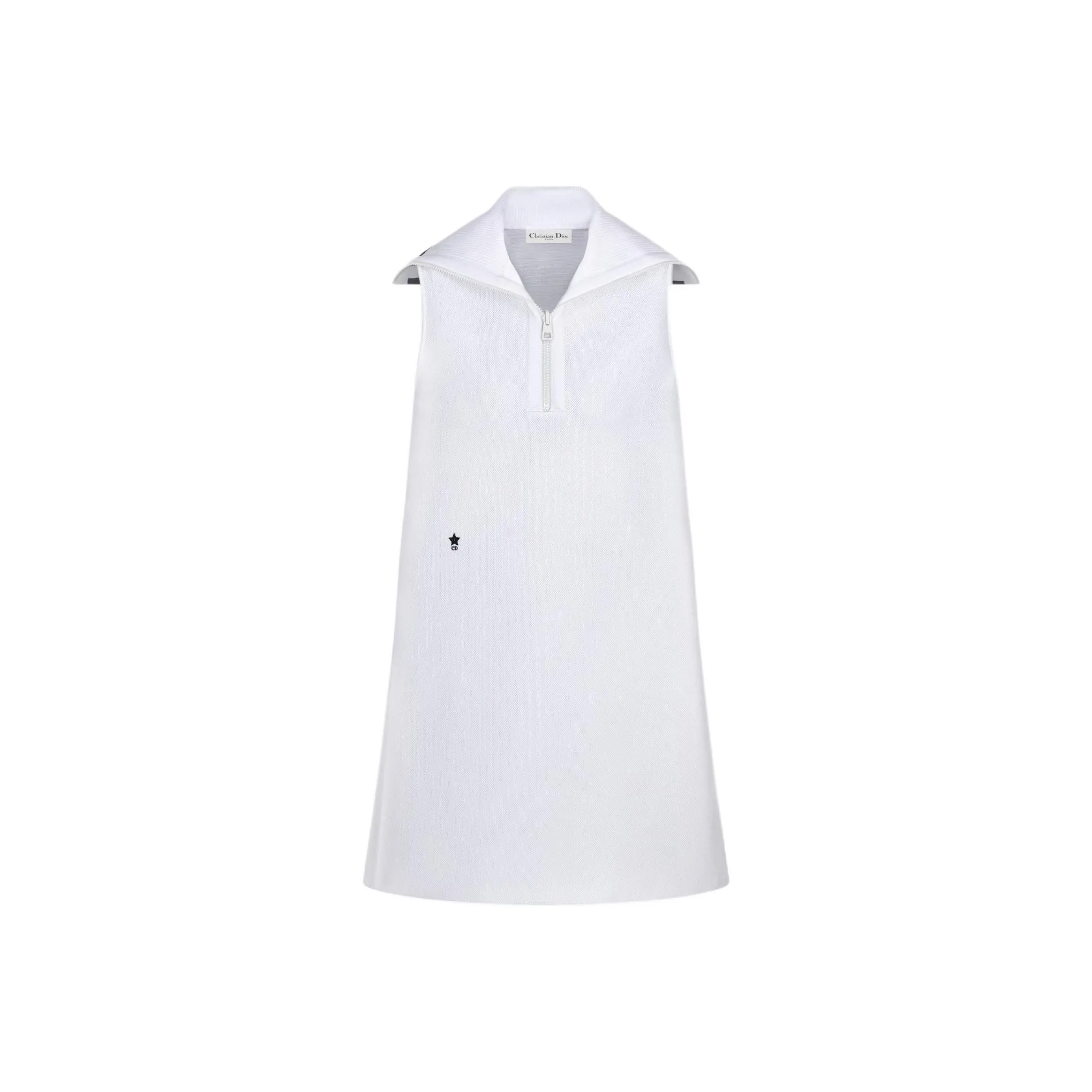 DIOR Sleeveless Dress Women's White