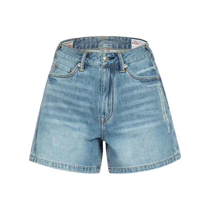 EVISU Denim Shorts Women's Denim Blue