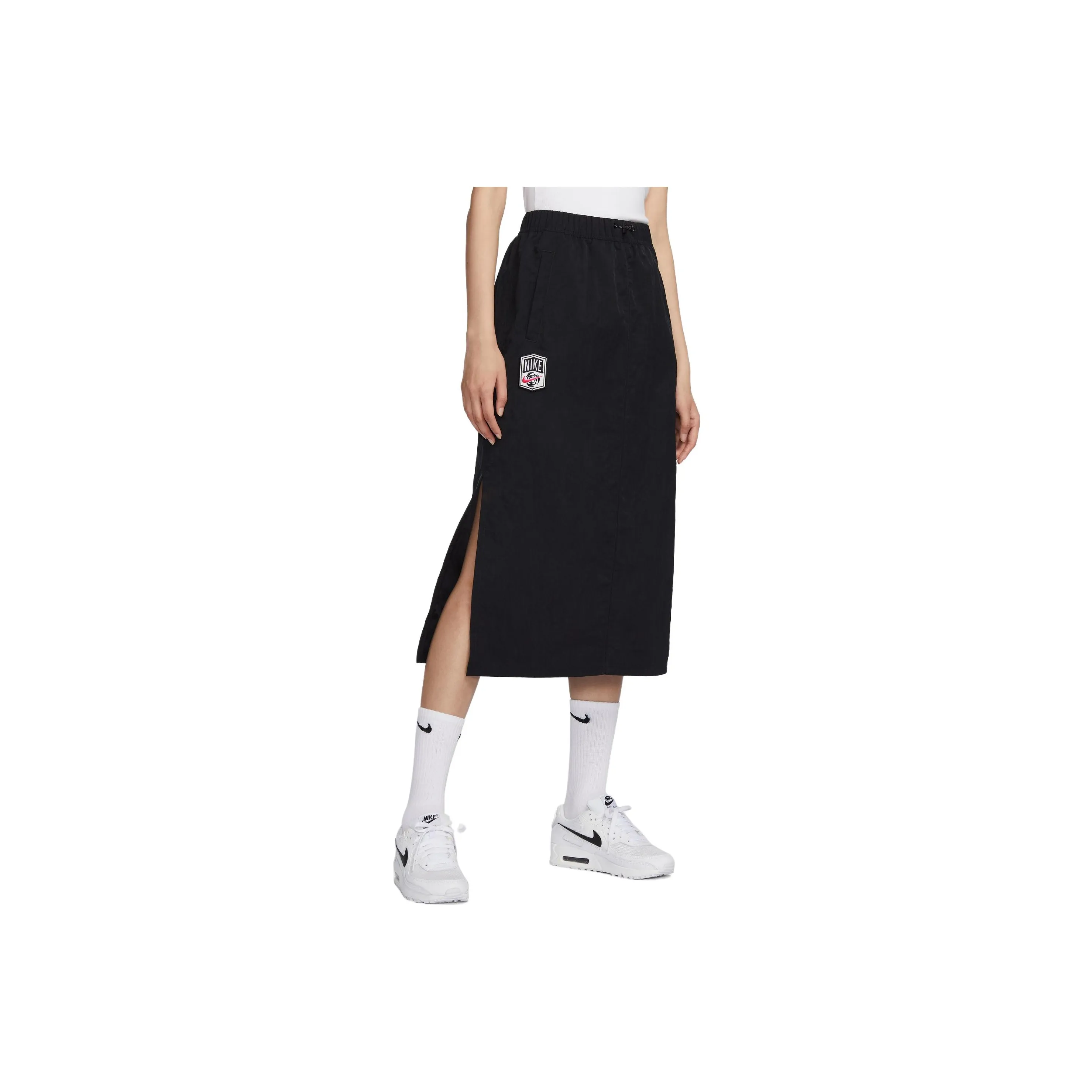 Nike Women'ss Woven High Waist Skirt Black
