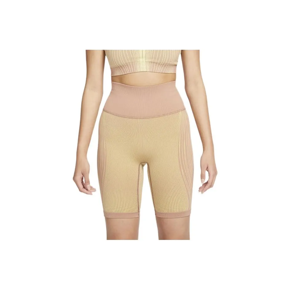 NIKE Свет Динамичный Желтый Женские Спортивные Шорты