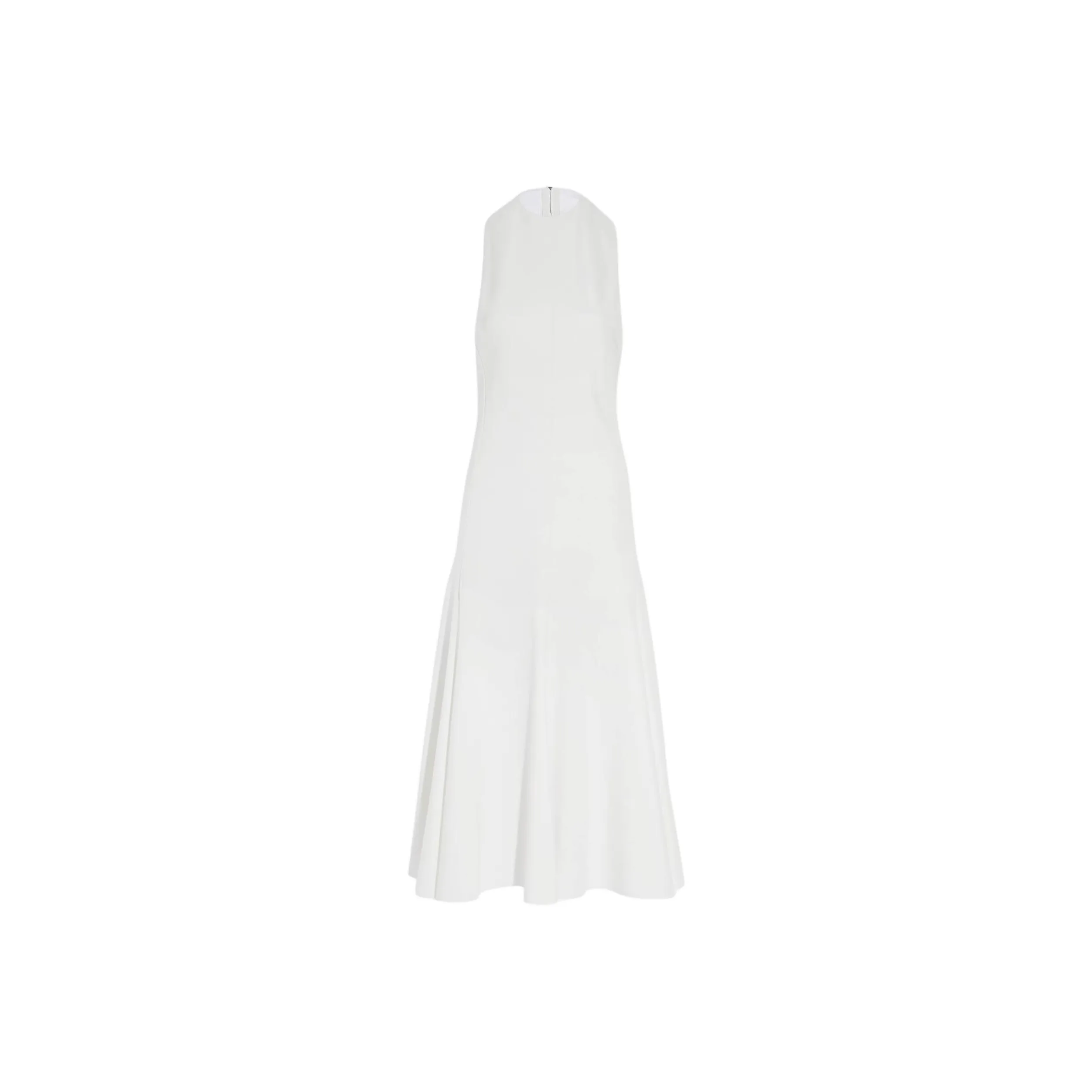 Jacquemus La Robe Favola Flared Halter Dress