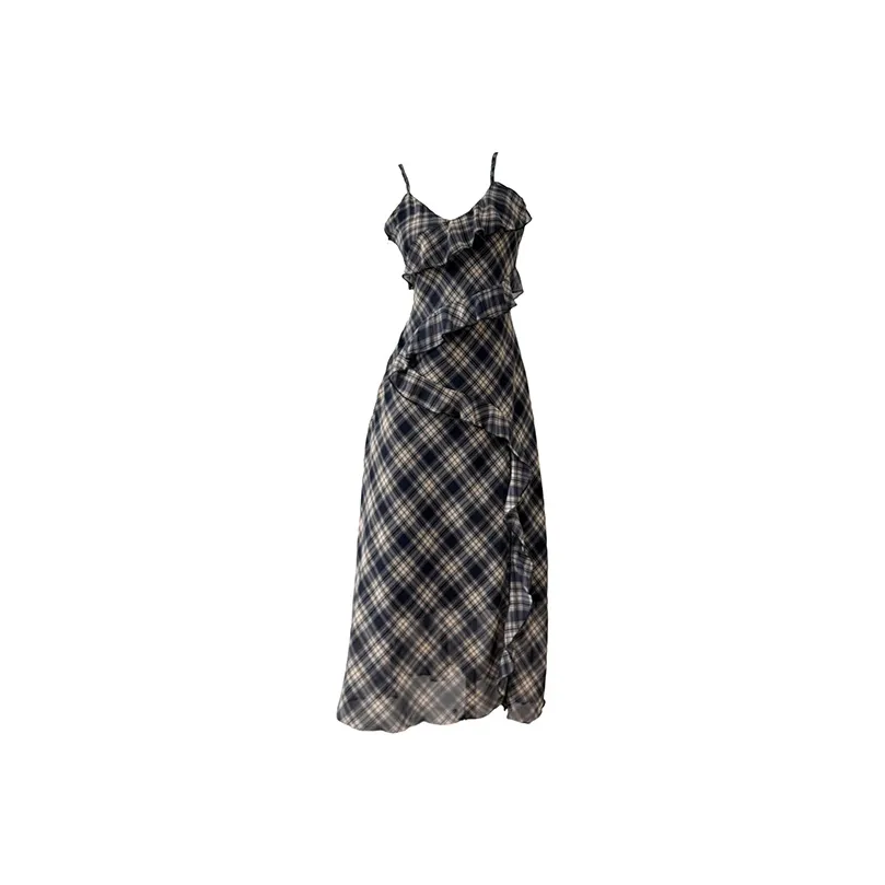 SECFLY OFFICIAL Slip Dress Women's Black