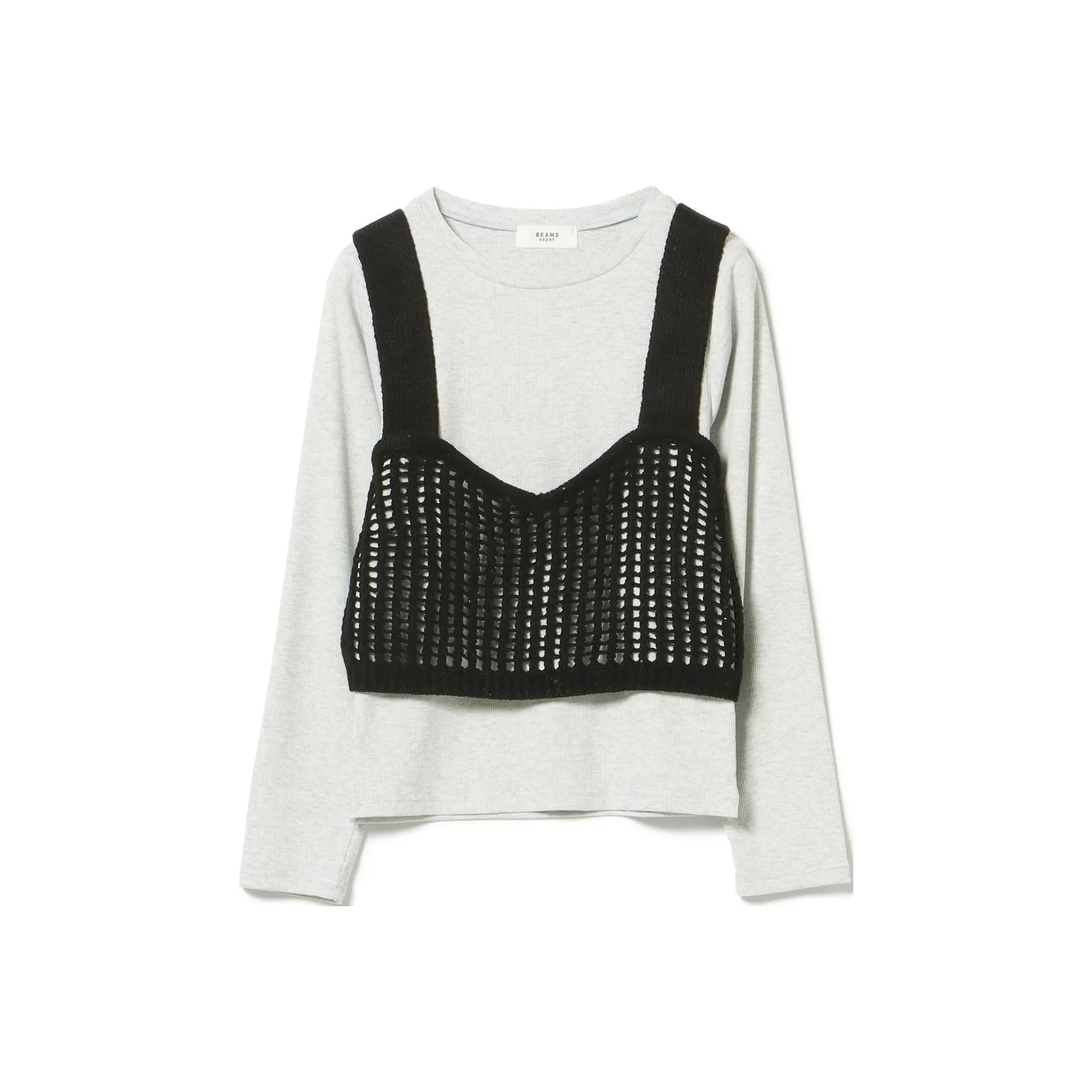 Beams Casual Suits Women's Clothing Sets Black+Gray