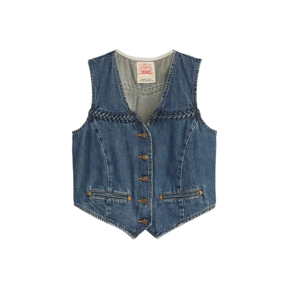 Levis Синие Женские Жилеты