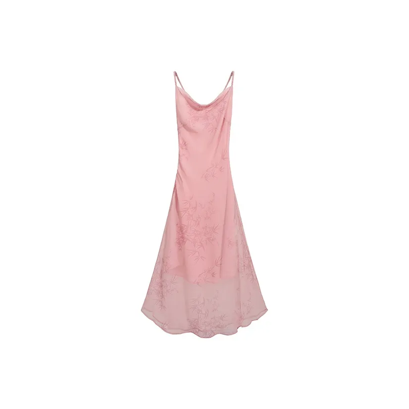 Zukizuki Slip Dress Women's Pink