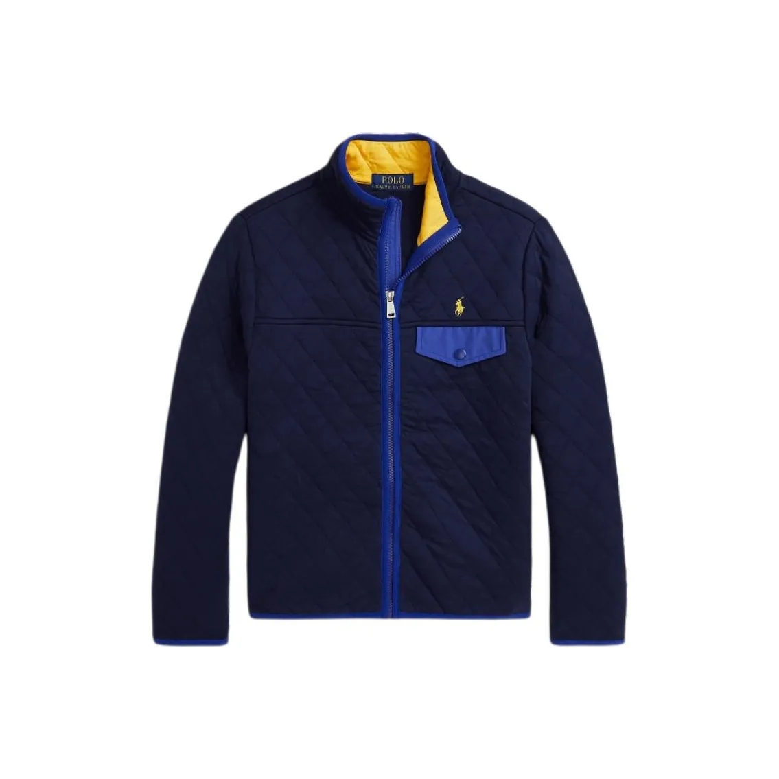 Polo Ralph Lauren Хлопковый пуховик FW24 Темно-синий Детский