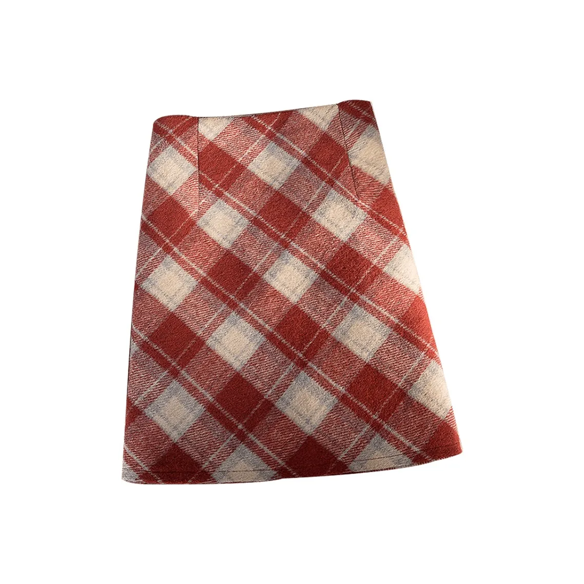 Cypress House Повседневные короткие юбки Женские Красная клетка