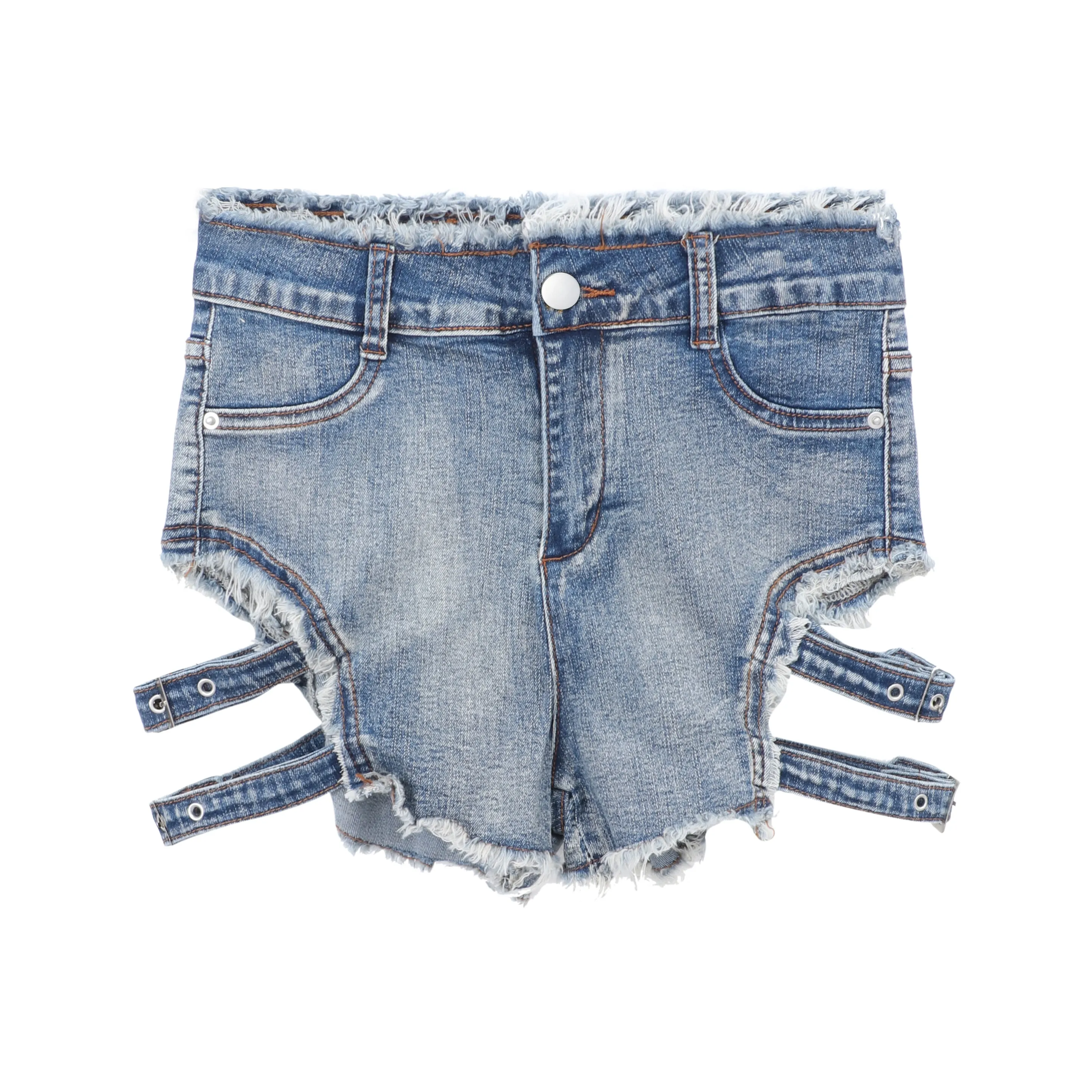 FOCOS STUDIO Джинсовые шорты Женские Blue