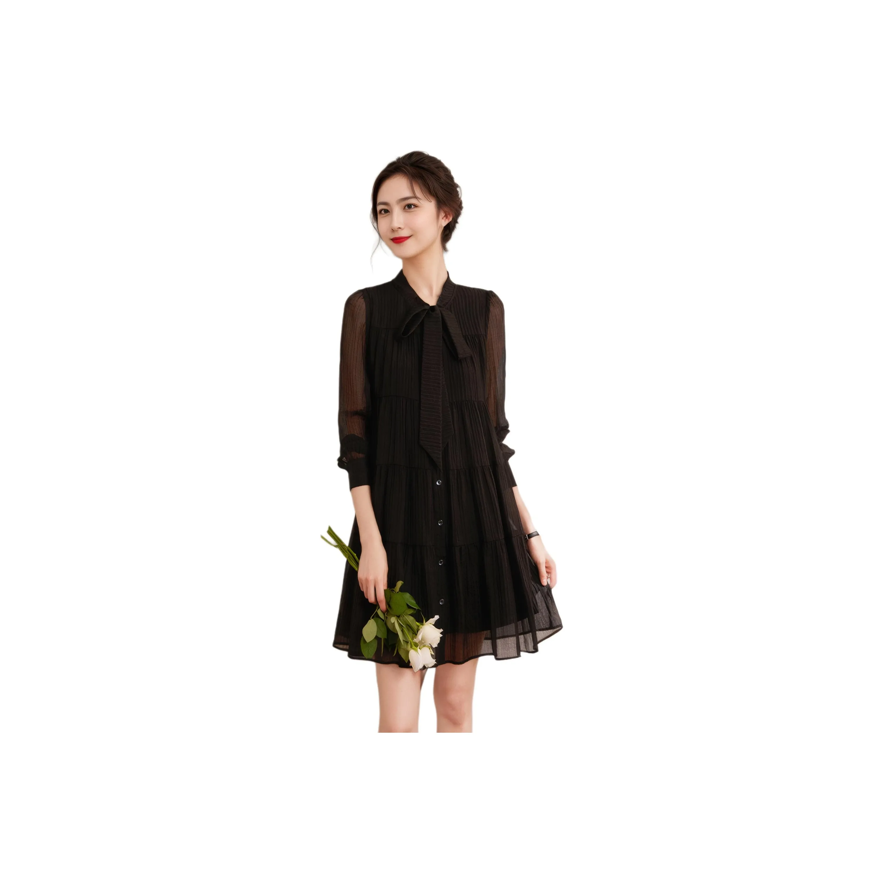 PLANE DRIFT Long Sleeved Dress Women's