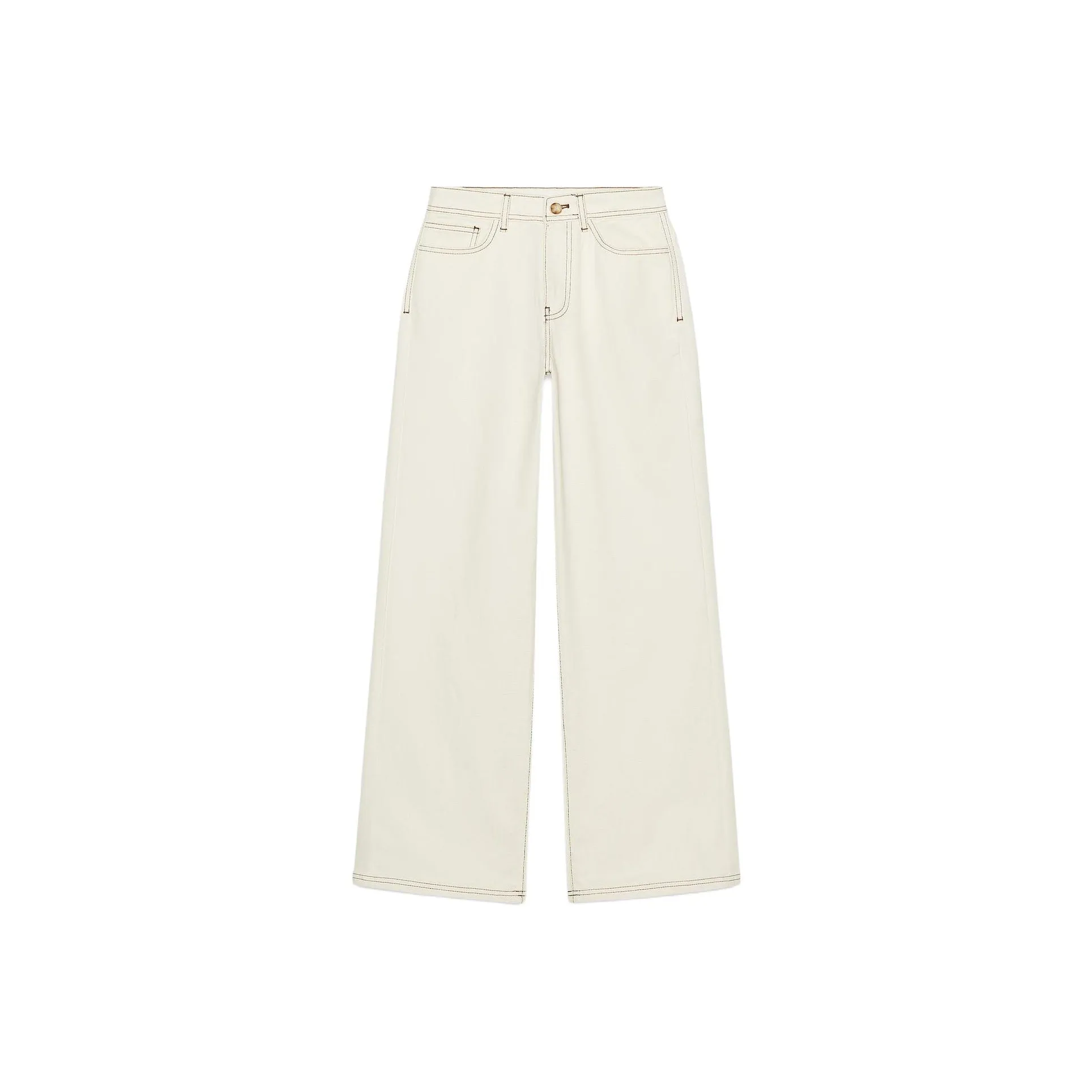 ZARA Jeans Women's Frosted White