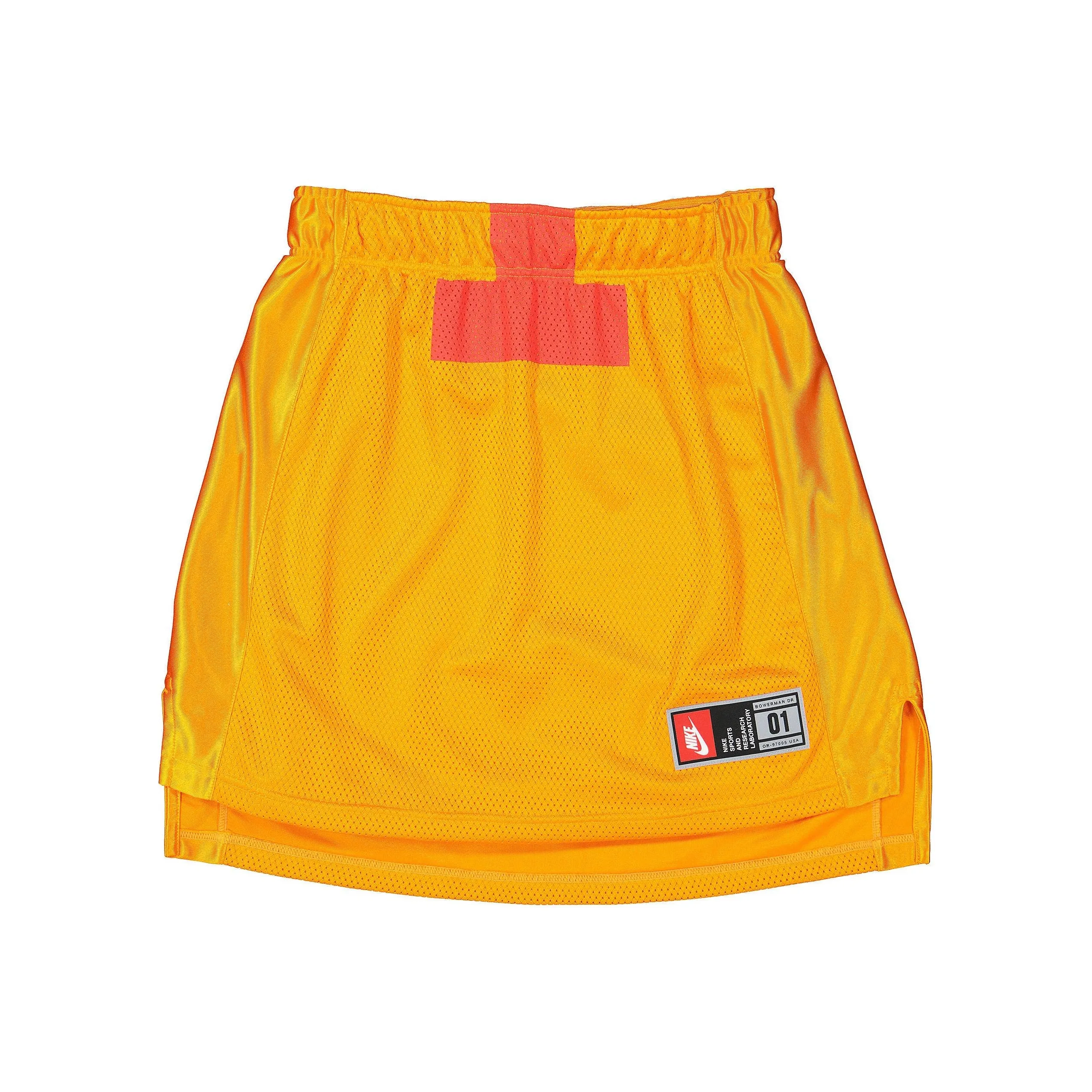 Nike Повседневные короткие юбки Женские Апельсин Peel Желтый