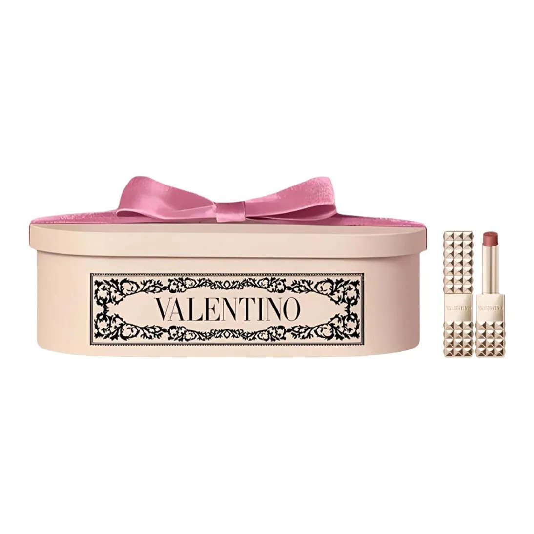 Valentino Ограниченный Rivet Красная коробка Наборы макияжа Матовый Легко смешивается Естественный цвет лица 2,3г