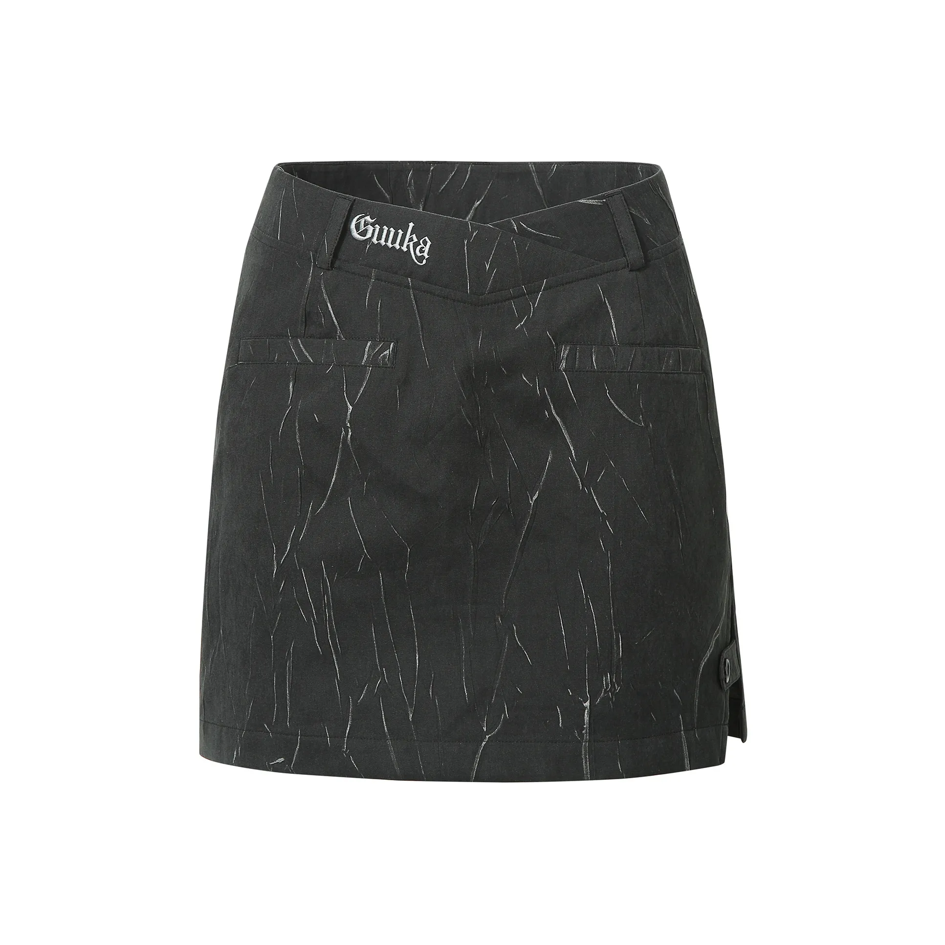 Guuka Hero Повседневные короткие юбки Женские Черный