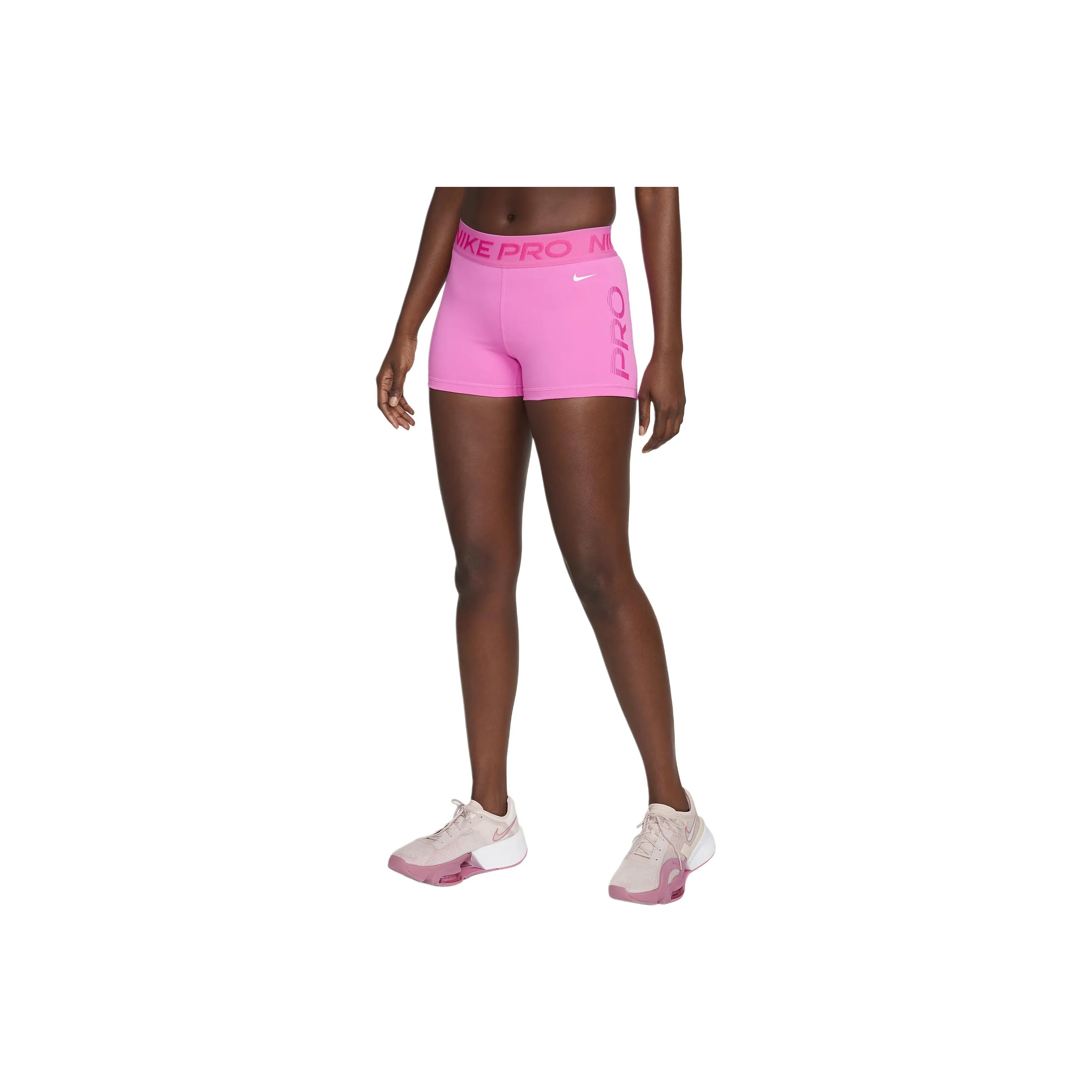 Nike Pro Women's Mid Rise 3' Graphic Shorts