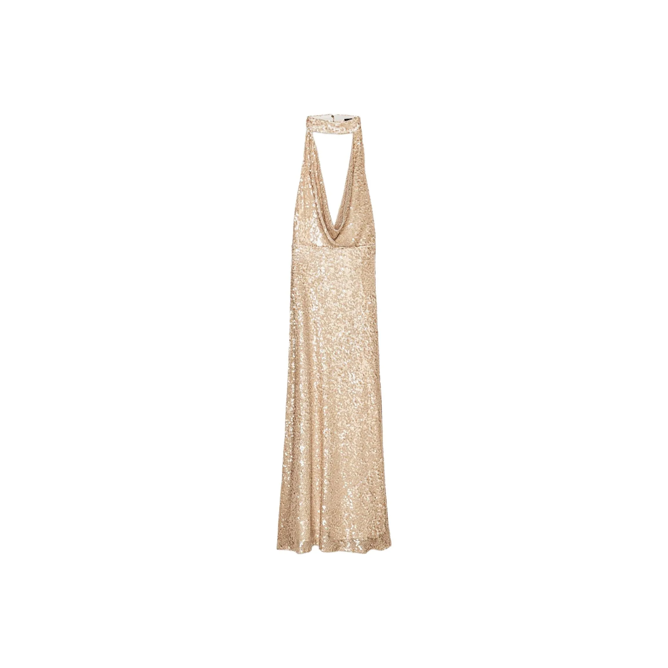 ZARA Slip Dress Women's Light Pink