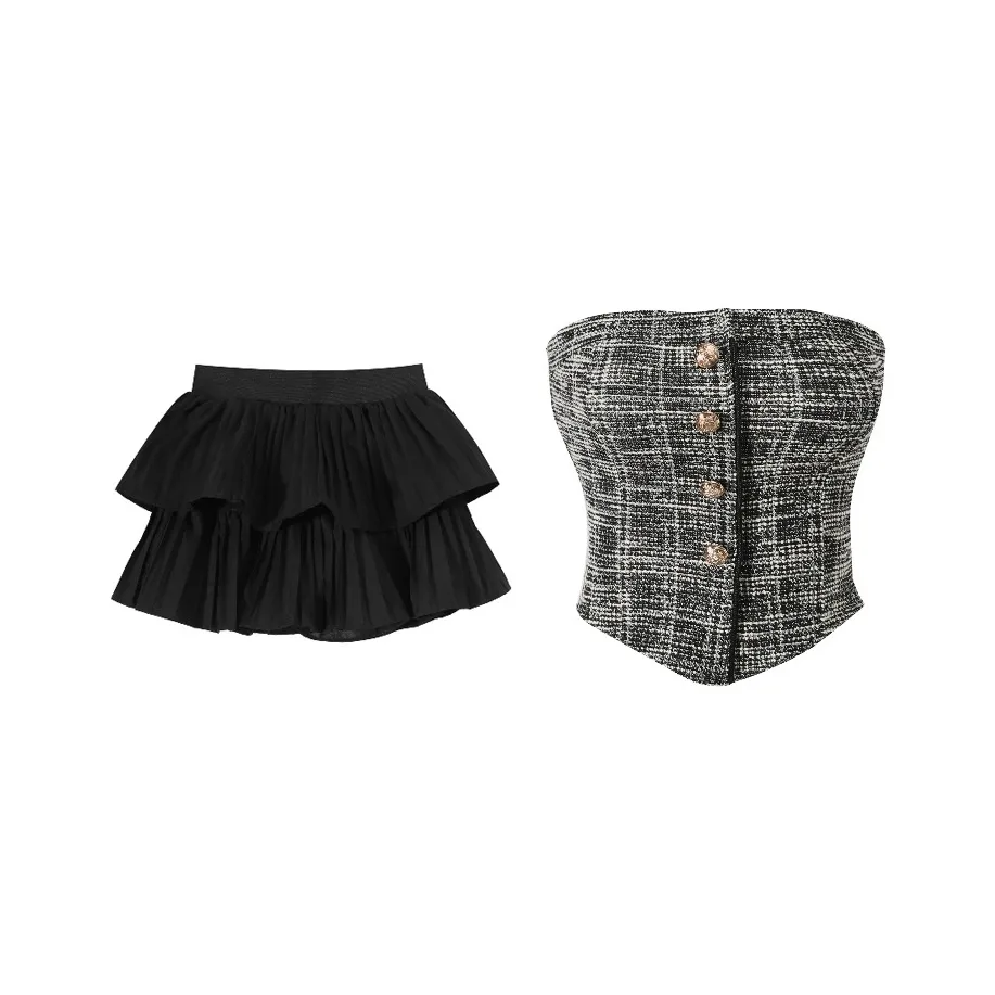 EIDOLON GRAIN Комплект с юбкой Женские Черный