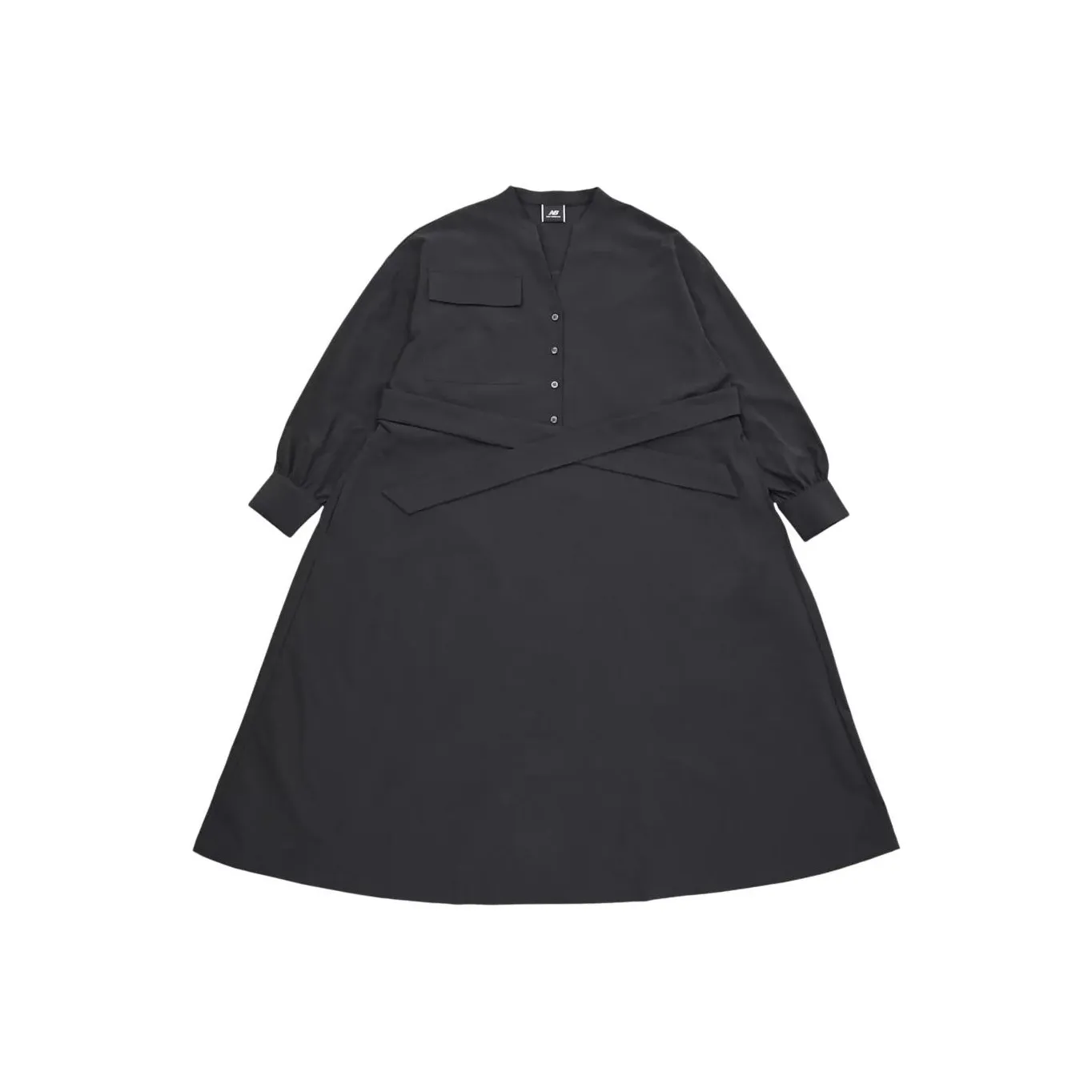 New Balance MET24 Рубашка Платье Длинное с рукавами Платье Женское Серое