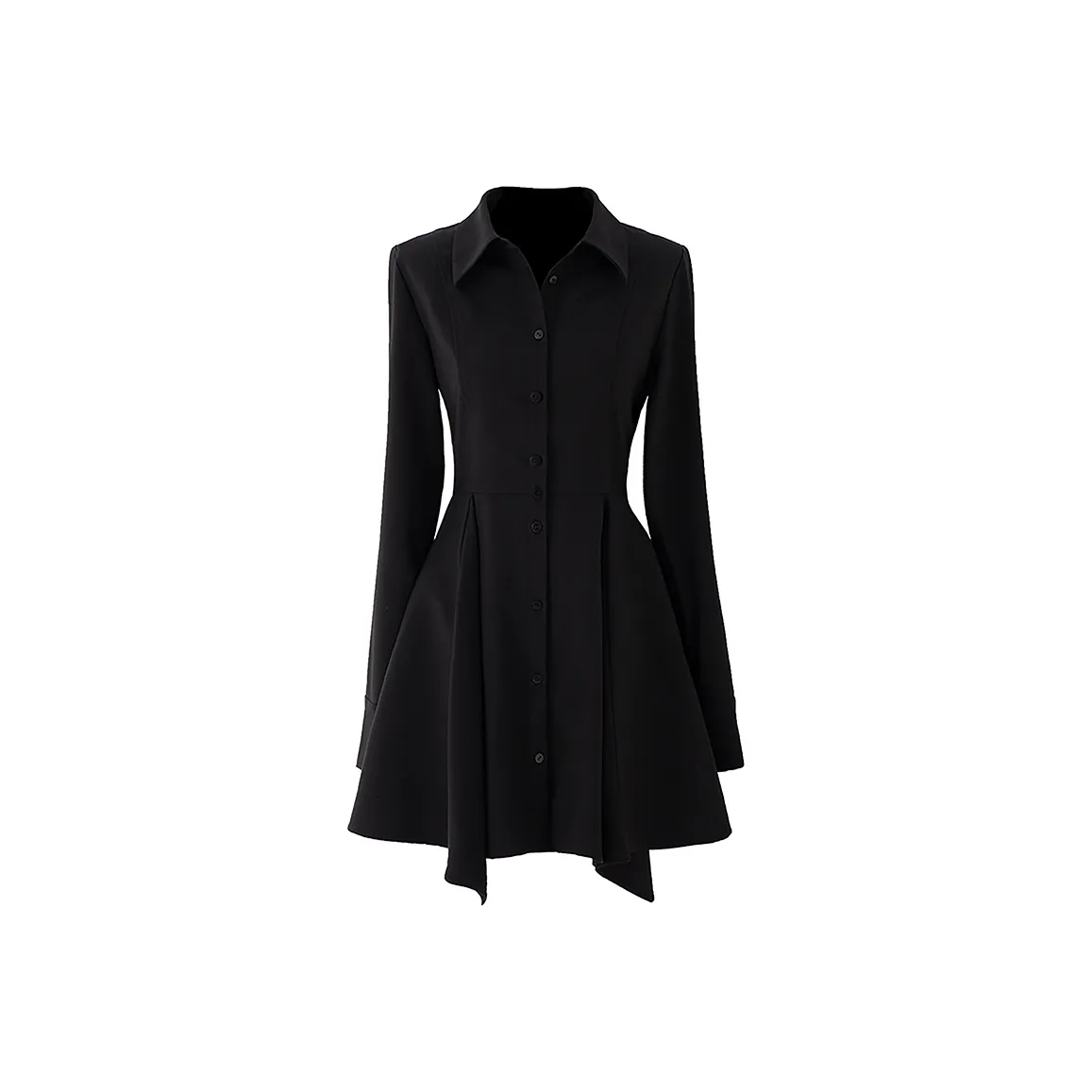 SOON FLOWER Long Sleeved Dresses Women's Black