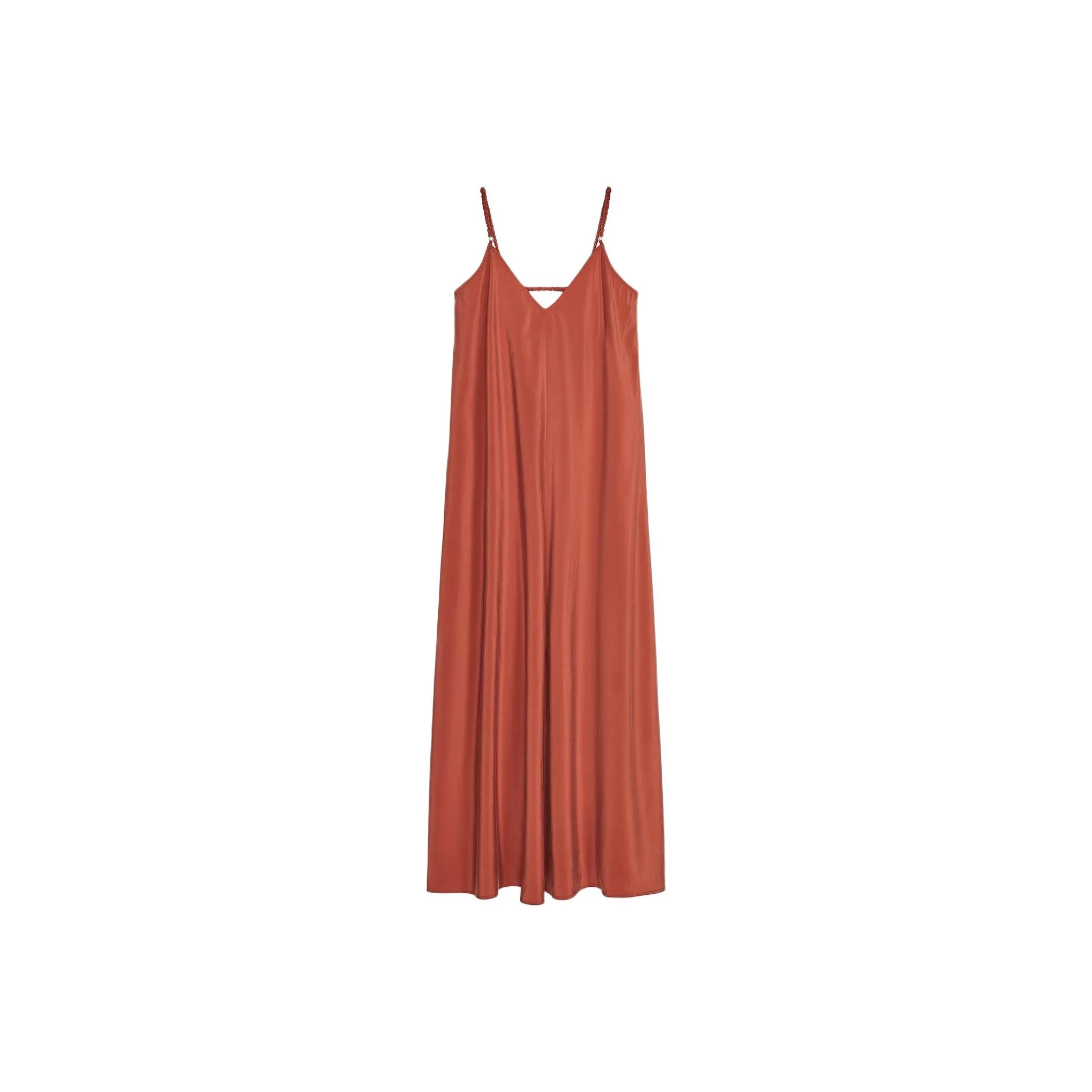 ZARA Slip Dress Women's Earth Tone