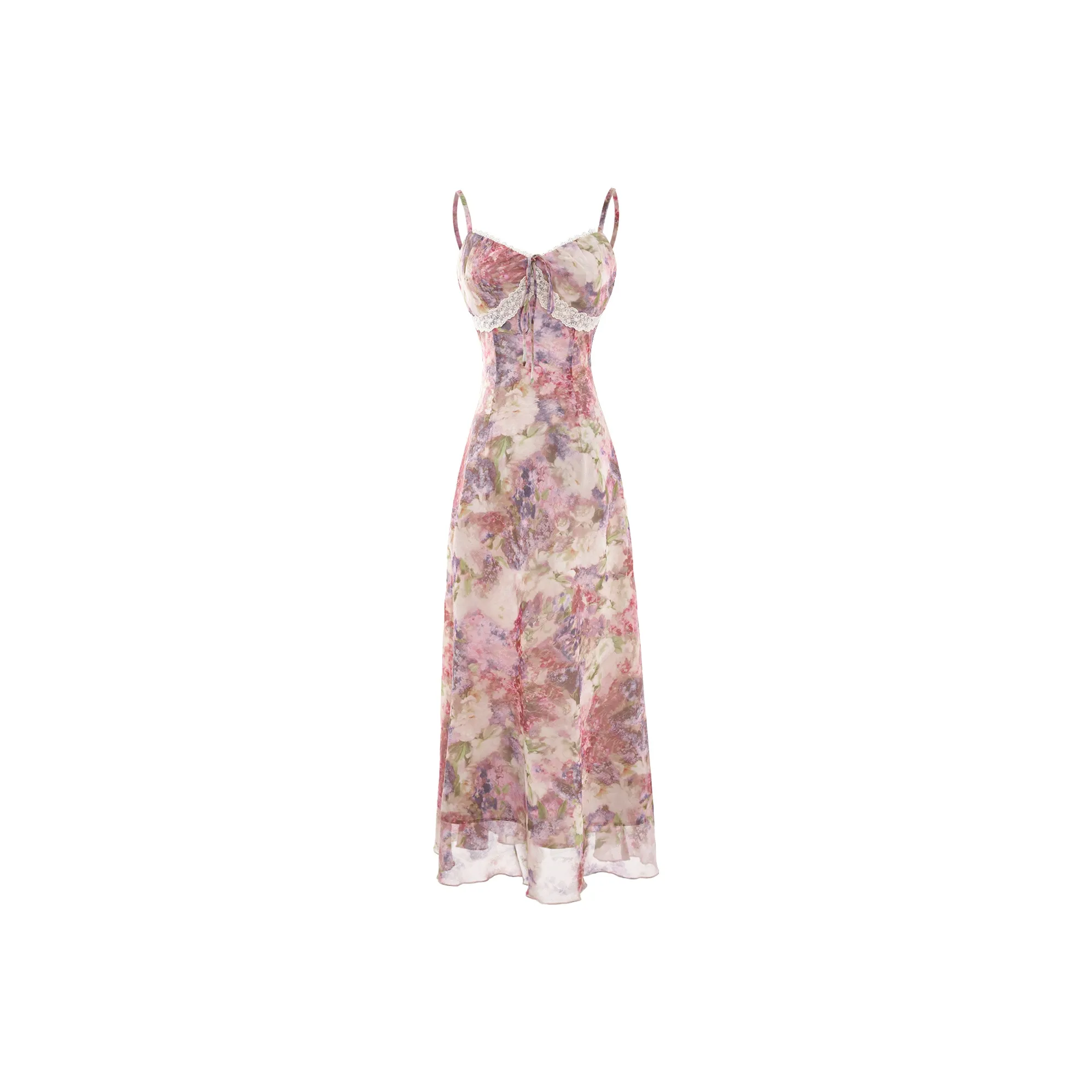 Blovelan Slip Dress Women's Mandarin Purple