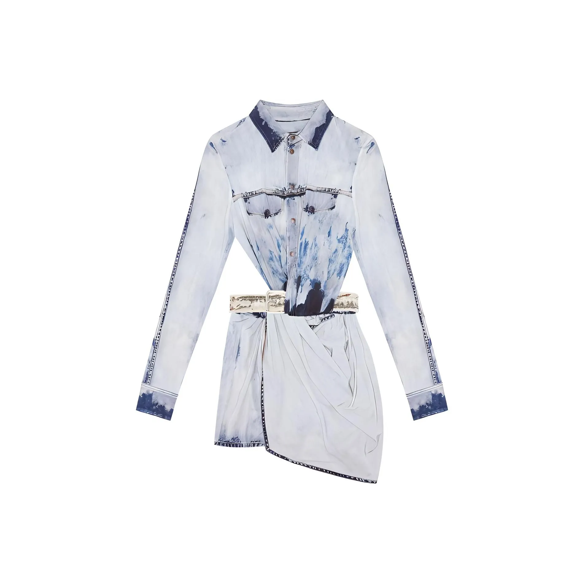 DIESEL Denim Short Skirts Women's Blue