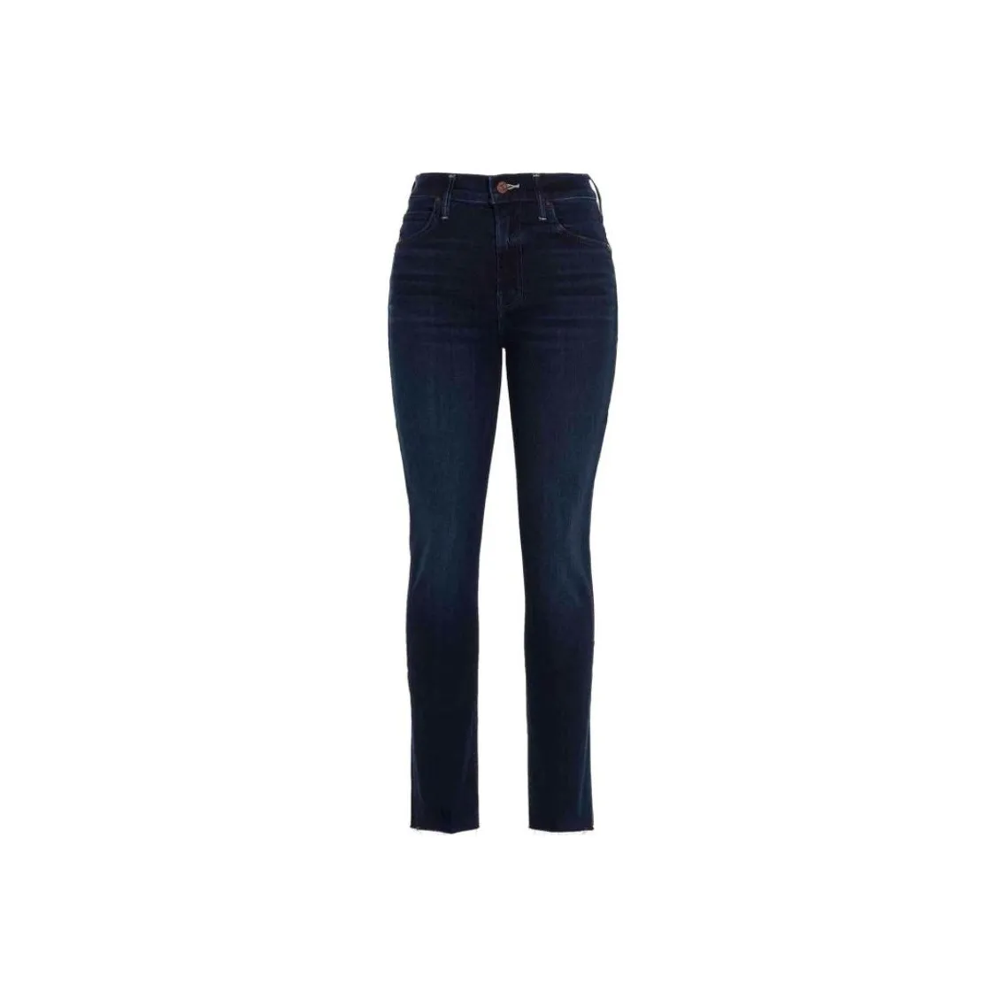MOTHER Mid Rise Frayed Jeans