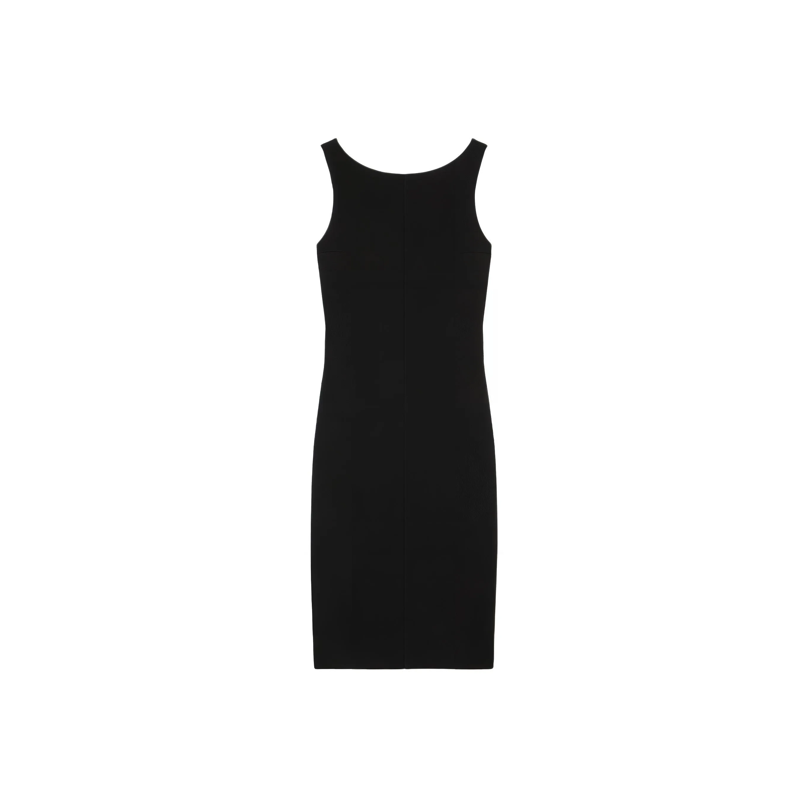 CELINE Pencil Dress In Gauffered Double Wool