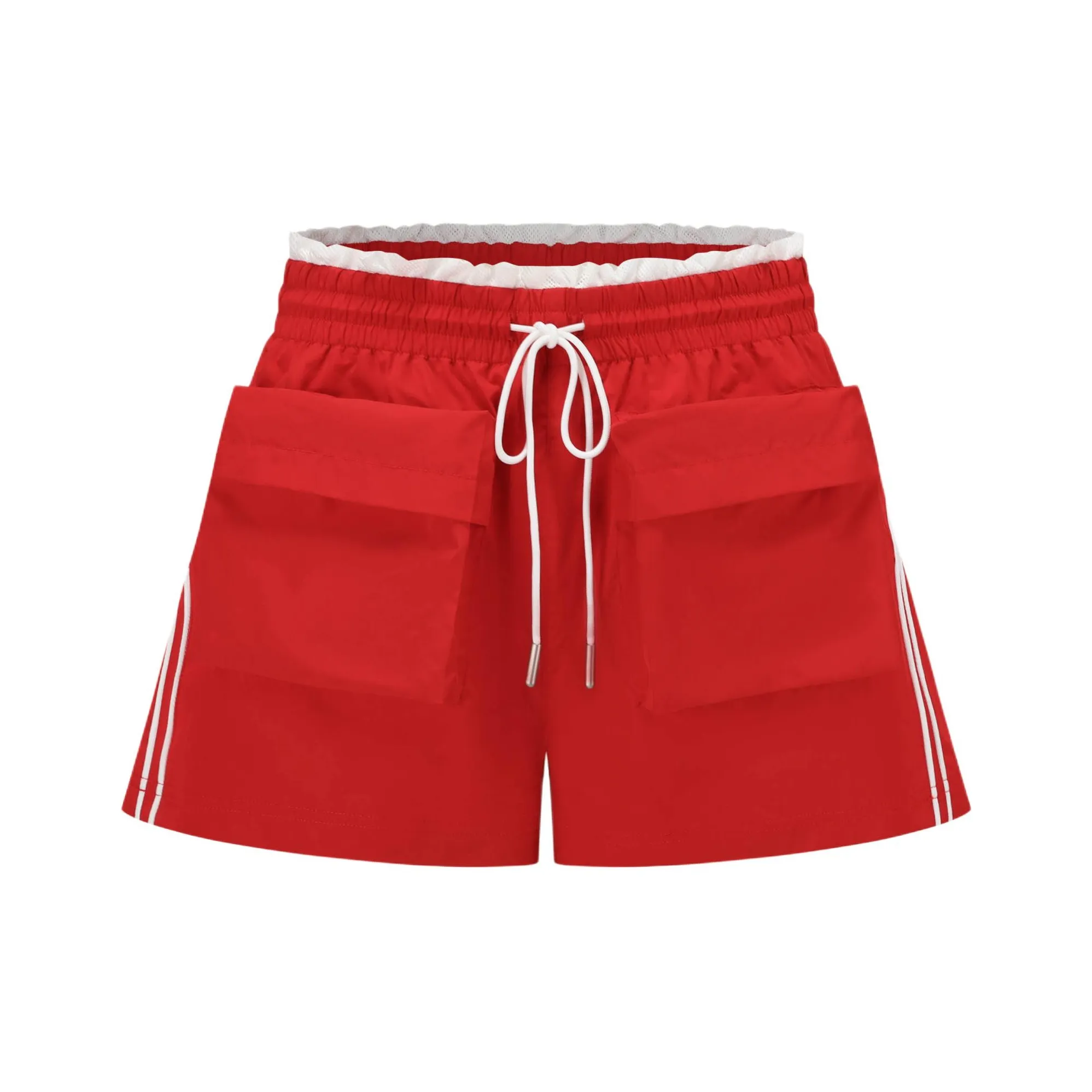 Alexia Sandra Повседневные шорты Женские Red