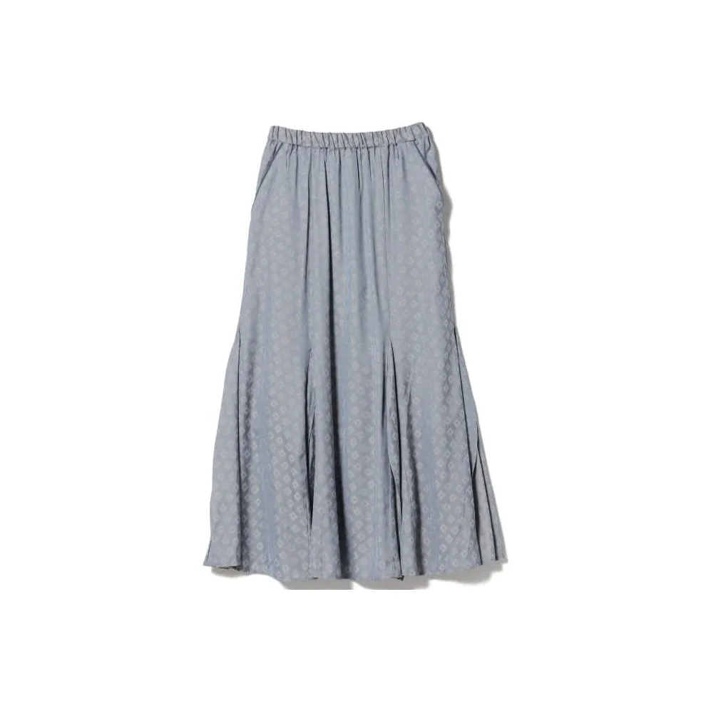 Beams Casual Long Skirts Women's Saxophone Color