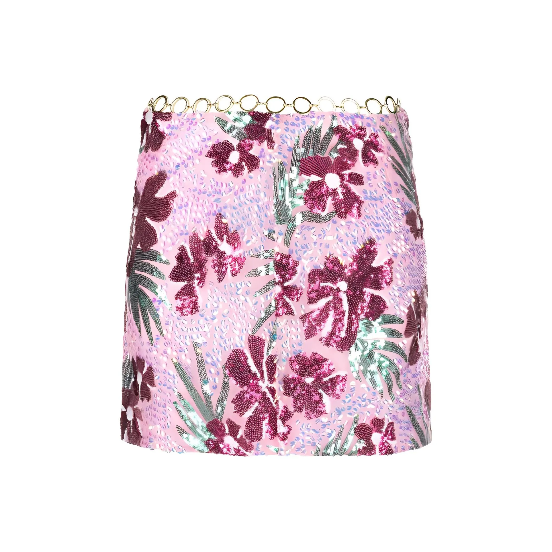 Maje Pink Women's Casual Short Skirts Maje Розовый Женские Повседневные Короткие Юбки