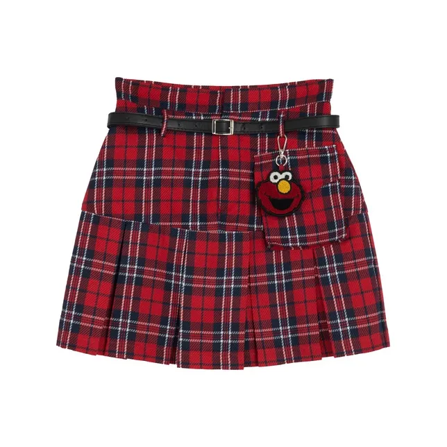 SNBL X ZHIMAJIE Повседневные короткие юбки Женские