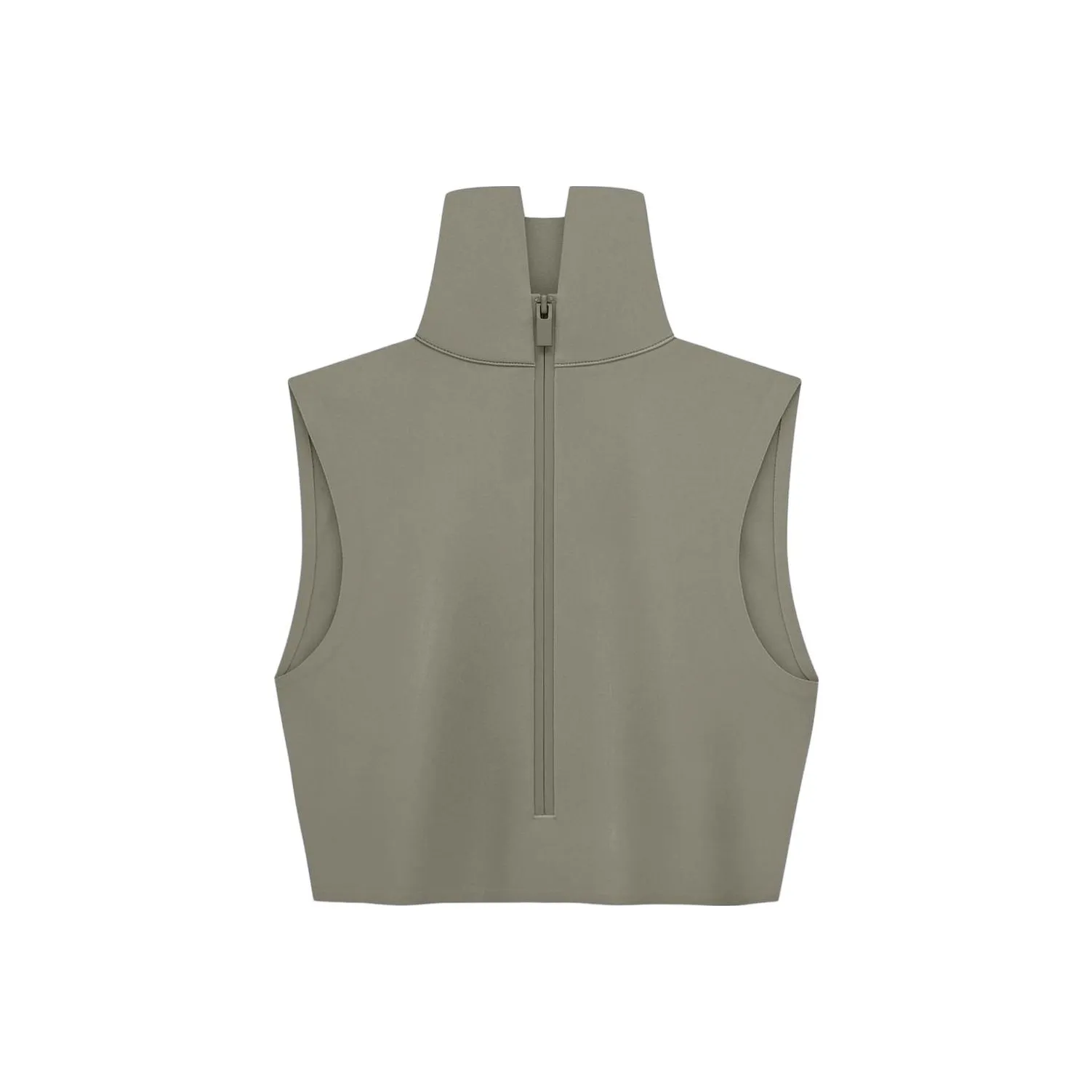 Fear Of God Athletics Women's High Neck Crop Top Clay