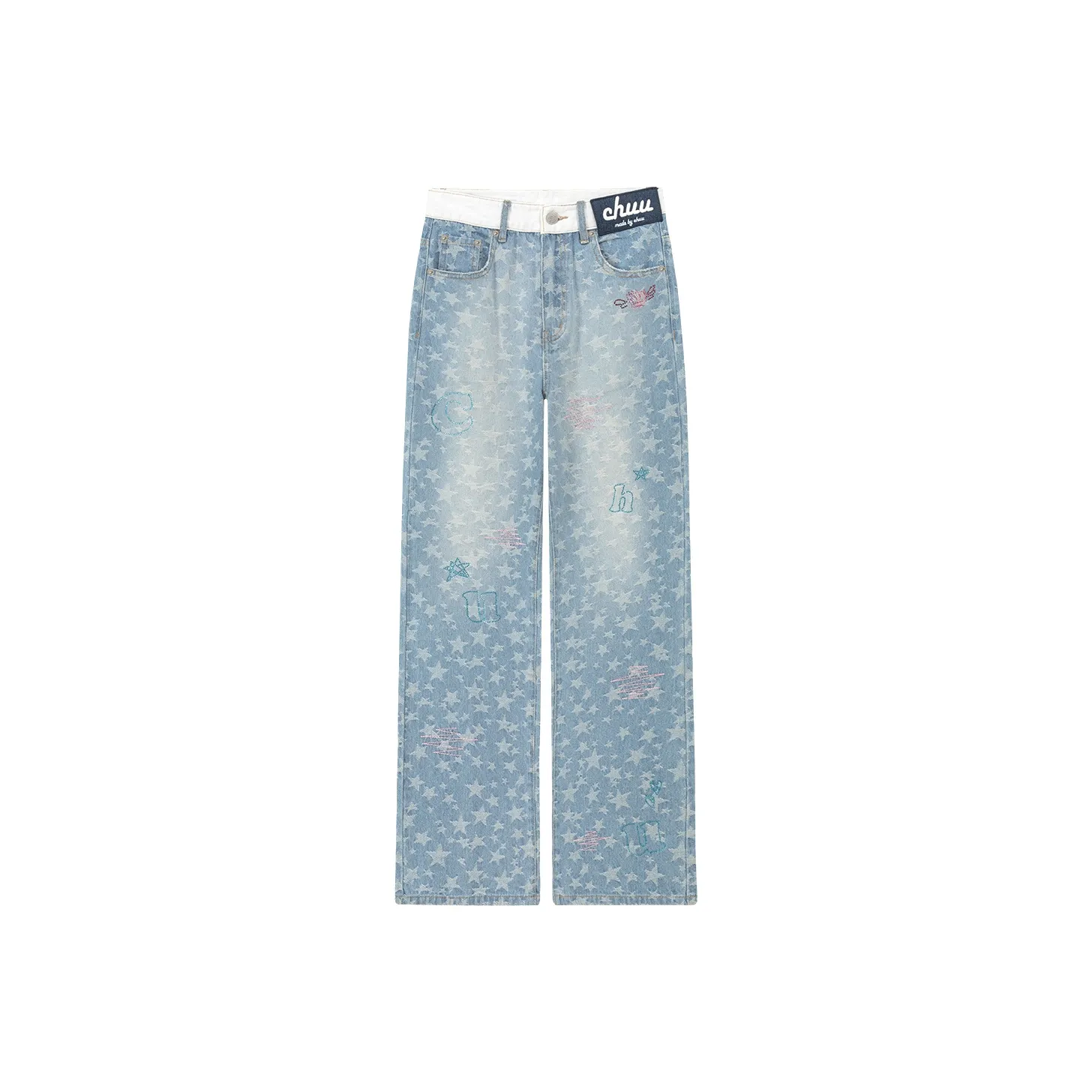 CHUU Джинсовый синий Женские джинсы