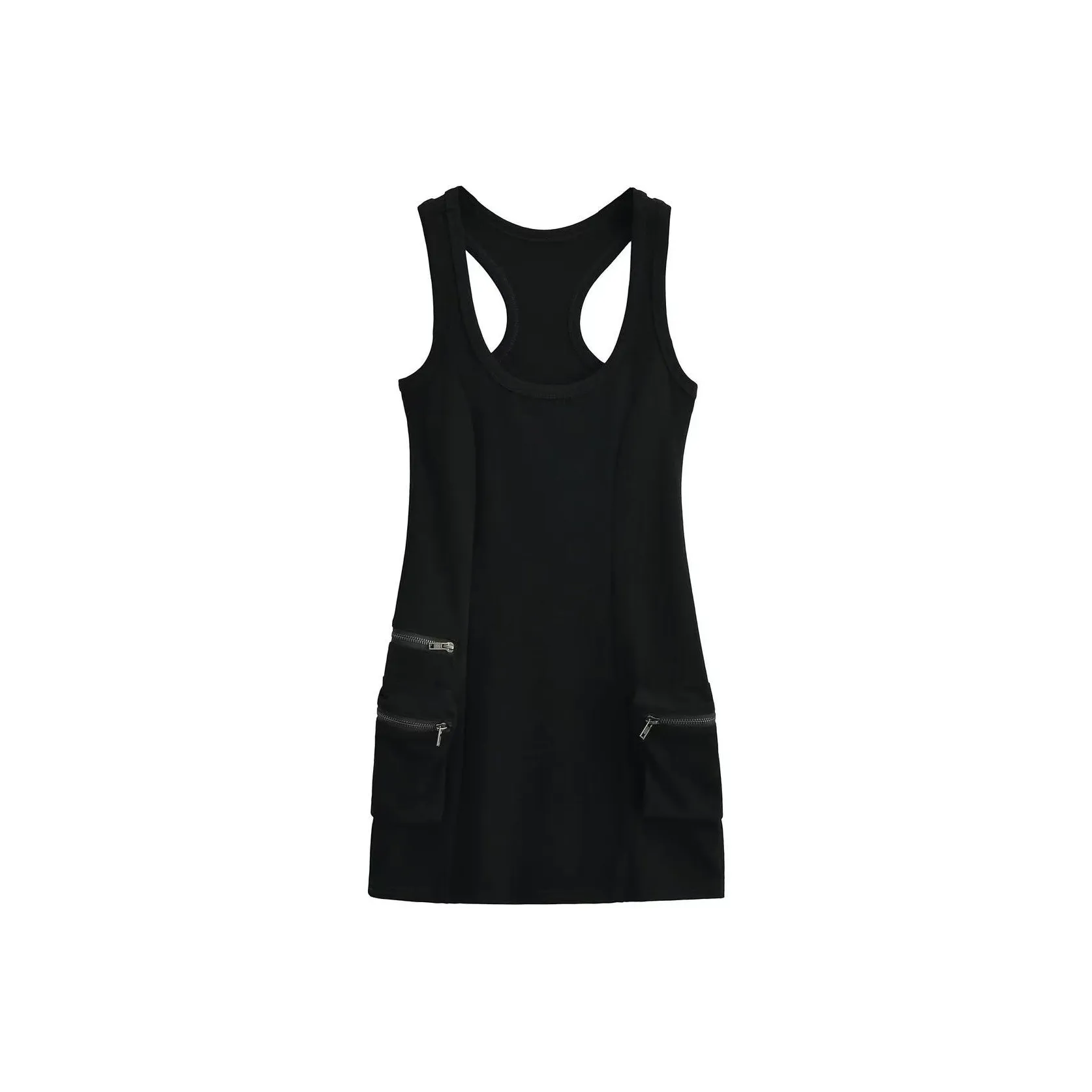 KEAB Без рукавов Платье Женское Черное