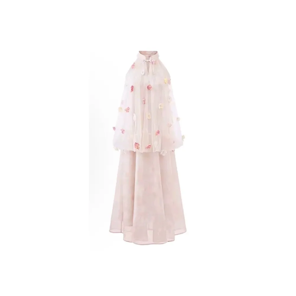 ETSE Без рукавов Платье Женское Светло-Розовое